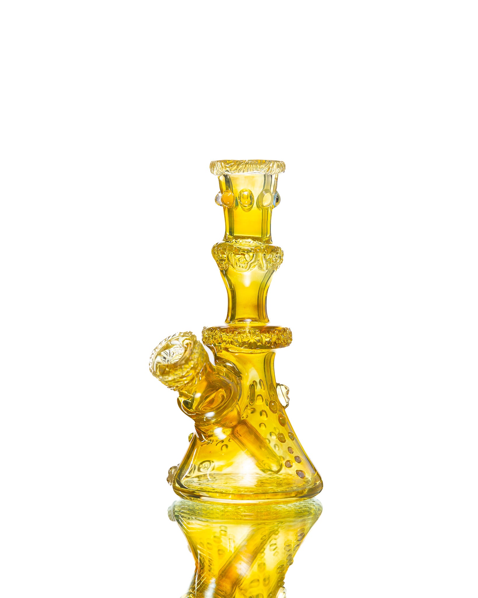 Hensley Glass - Yellow Poison Bottle Rig