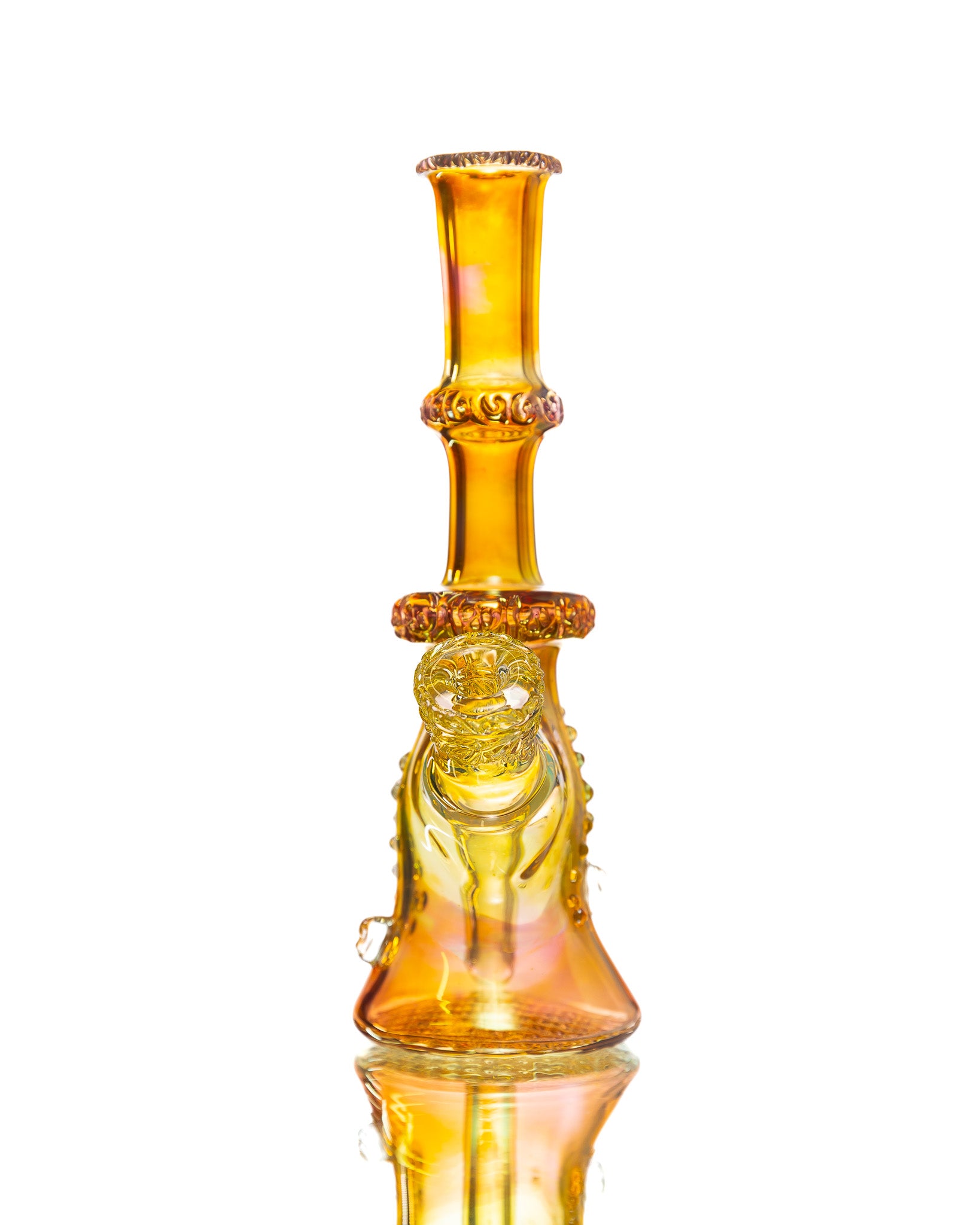 Hensley Glass - Poison Bottle Jammer - Orange & Yellow