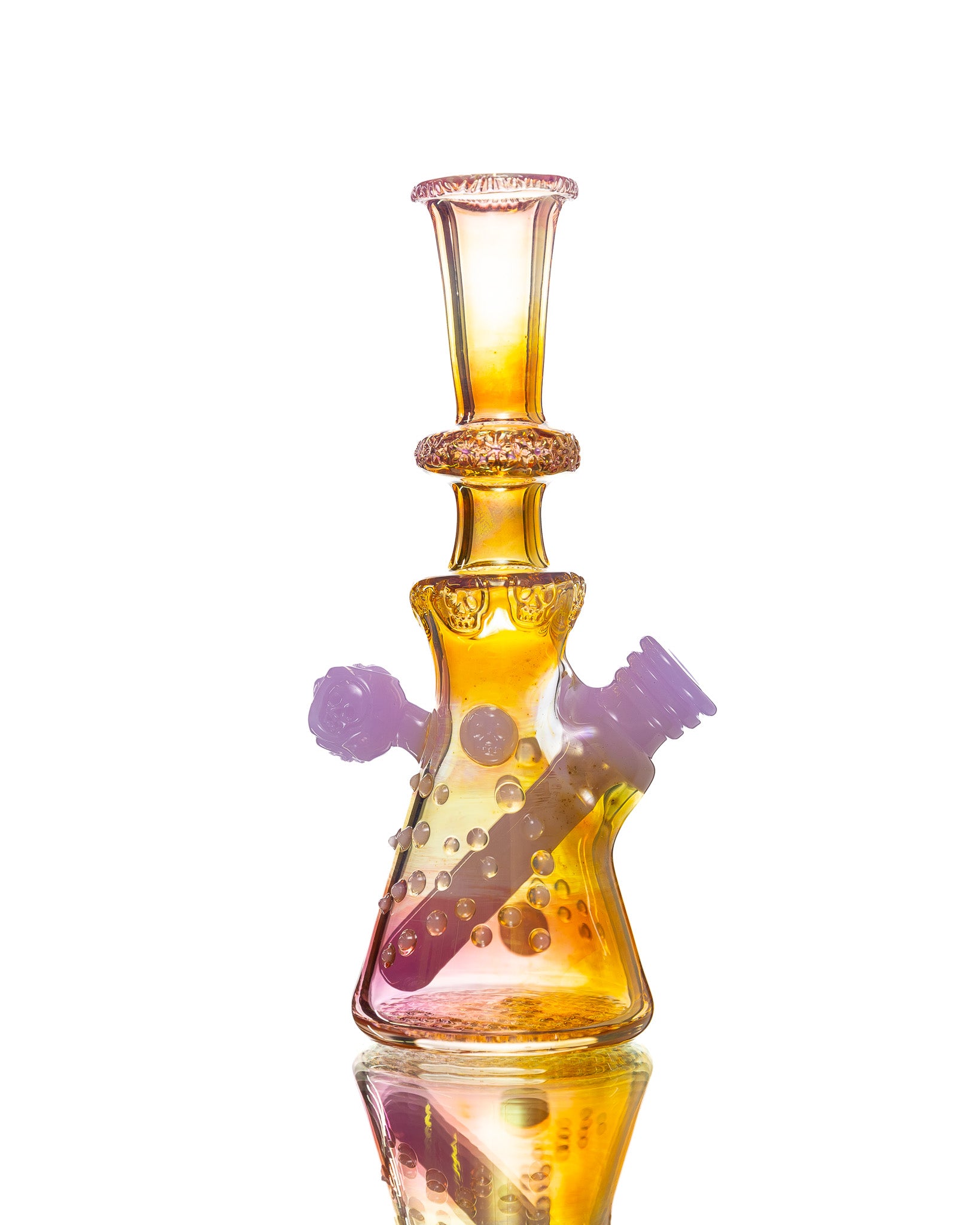 Hensley Glass - Orange/Purple Poison Bottle Rig