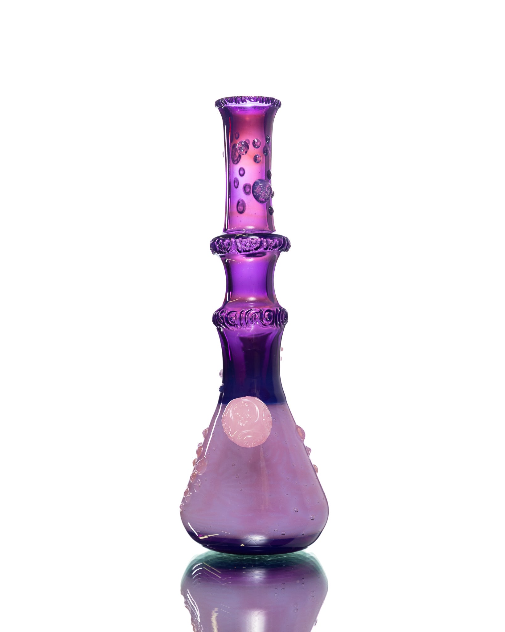 Hensley Glass - Poison Bottle Jammer - Purple & Pink