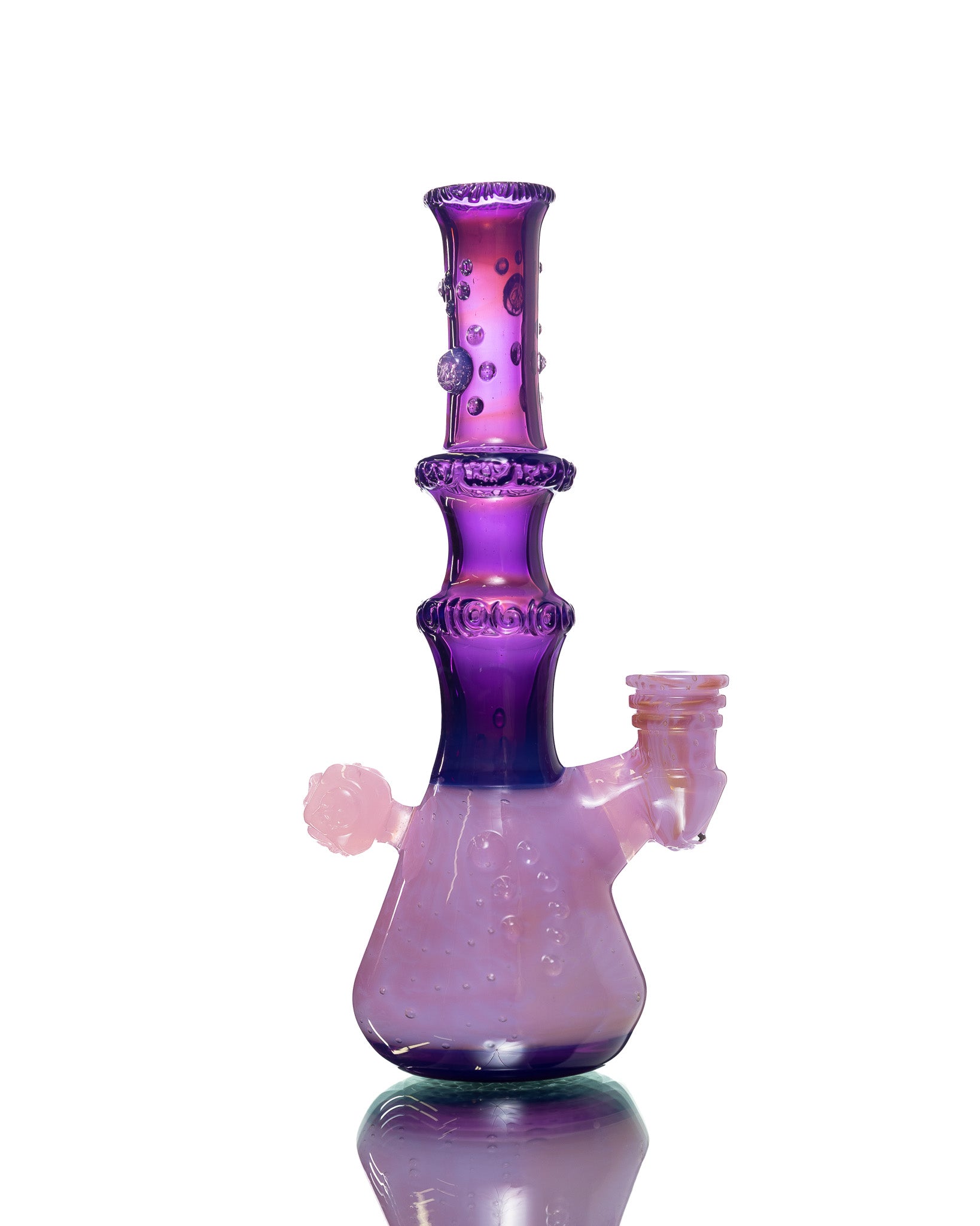 Hensley Glass - Poison Bottle Jammer - Purple & Pink