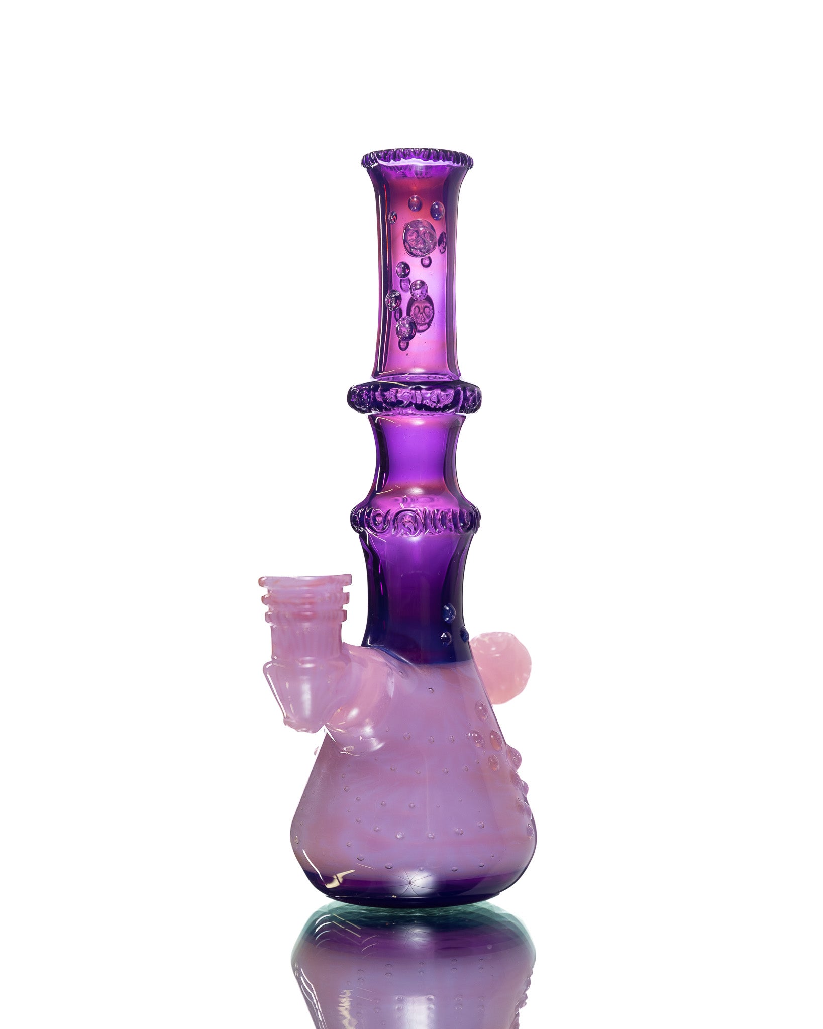 Hensley Glass - Purple/Pink Poison Bottle Rig