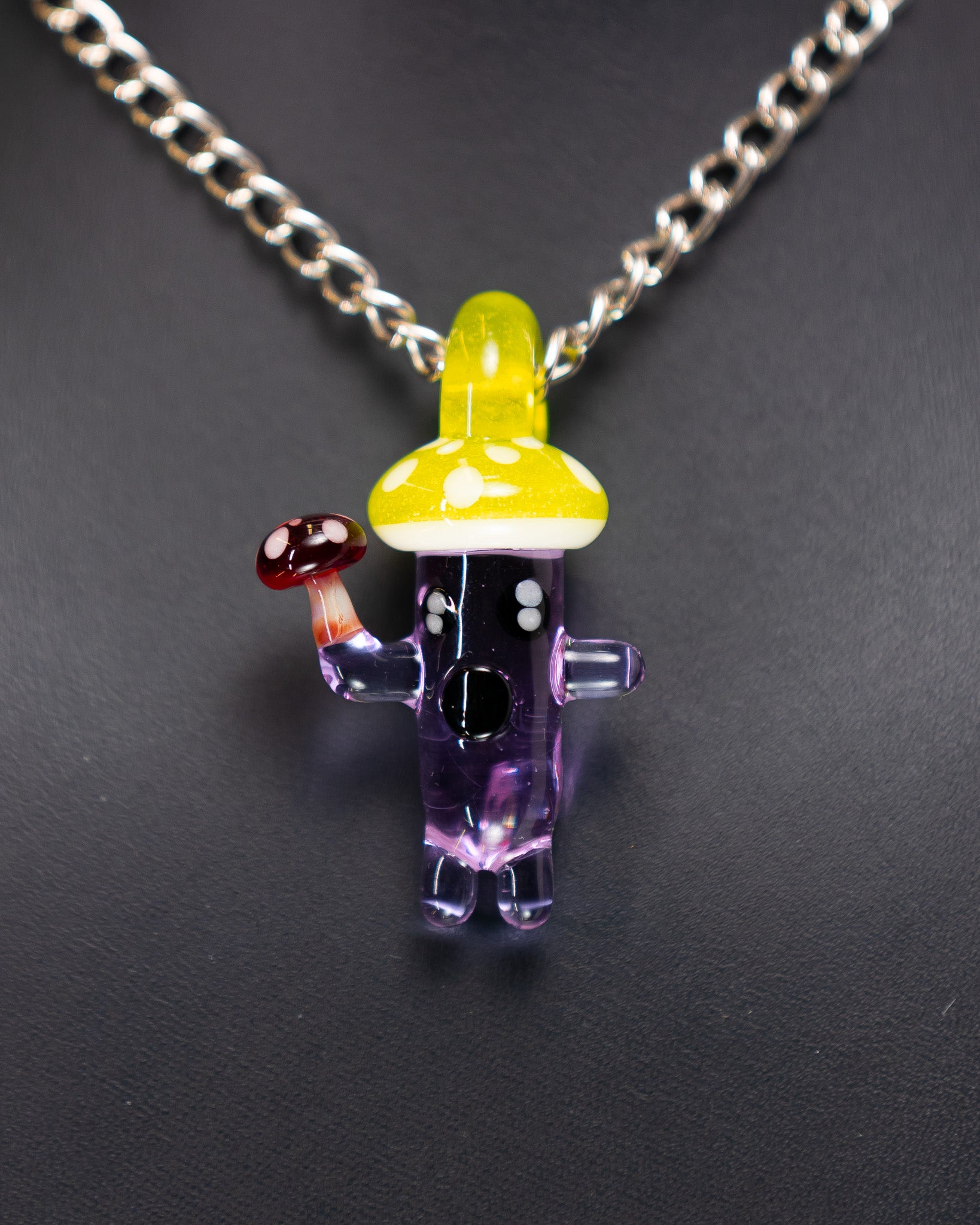 Alexander the Great - Mushy Pendant - Purple & Yellow