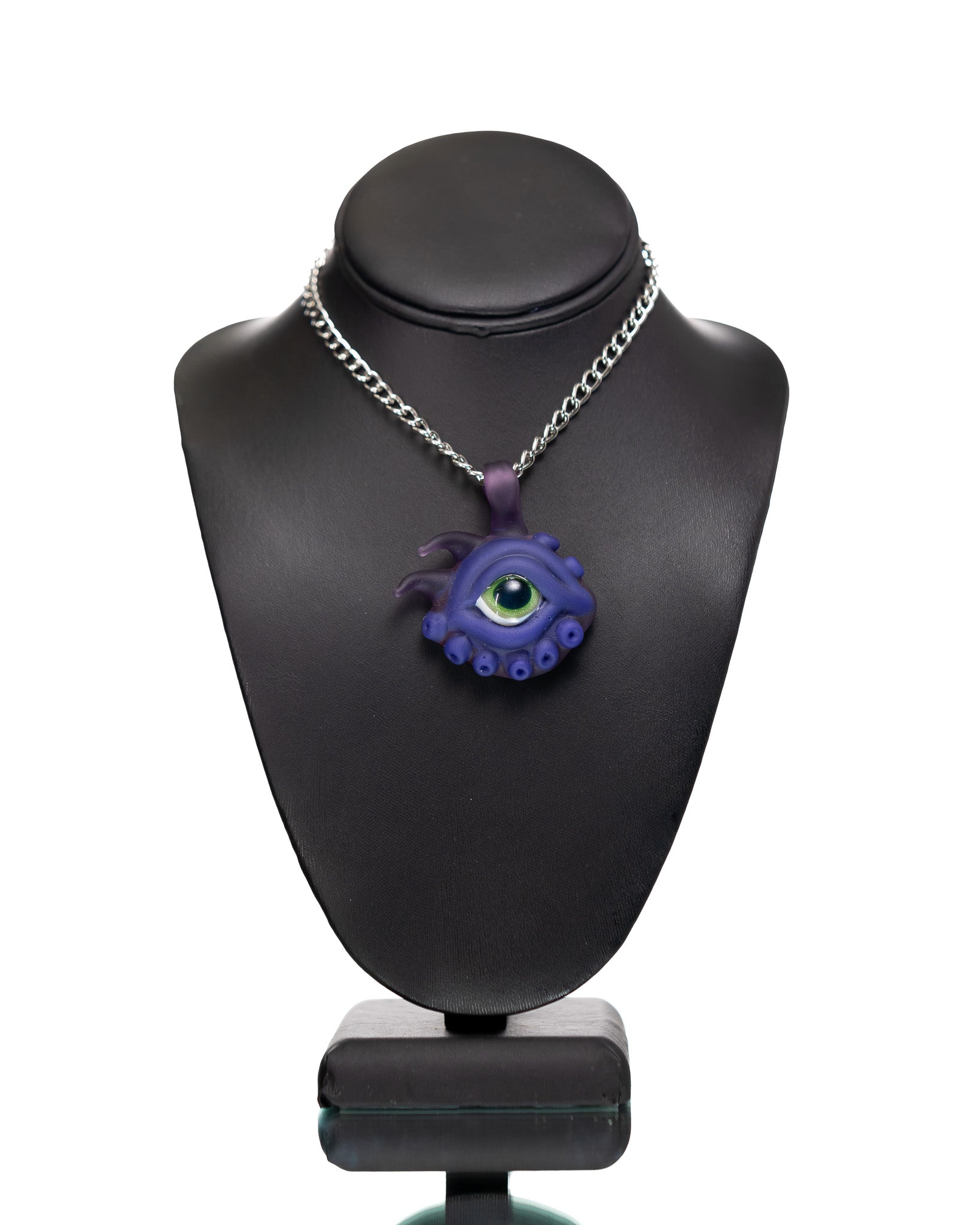 Purple/Green Eye Pendant