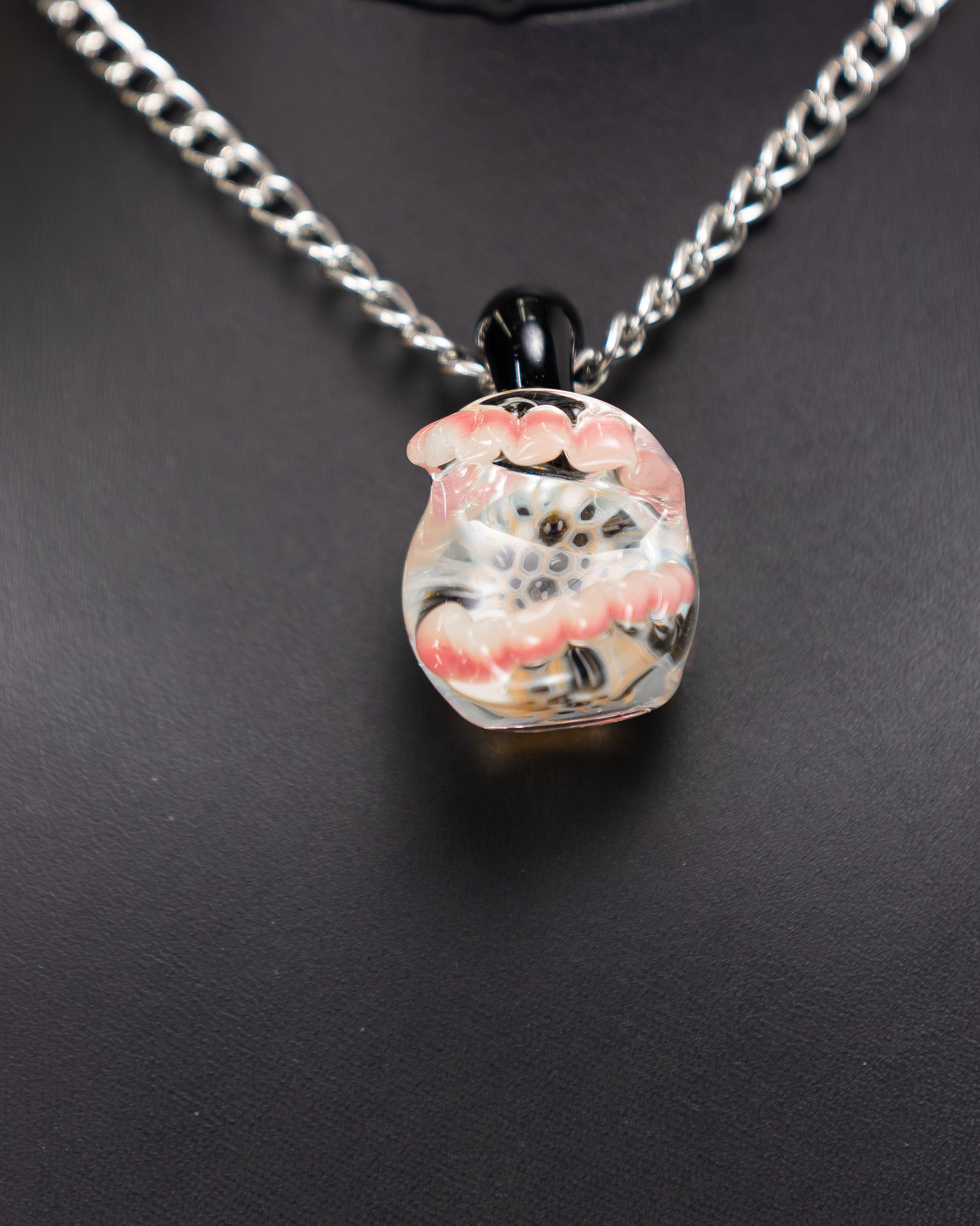 Dawg House Glass - Jaw Pendant - Clear