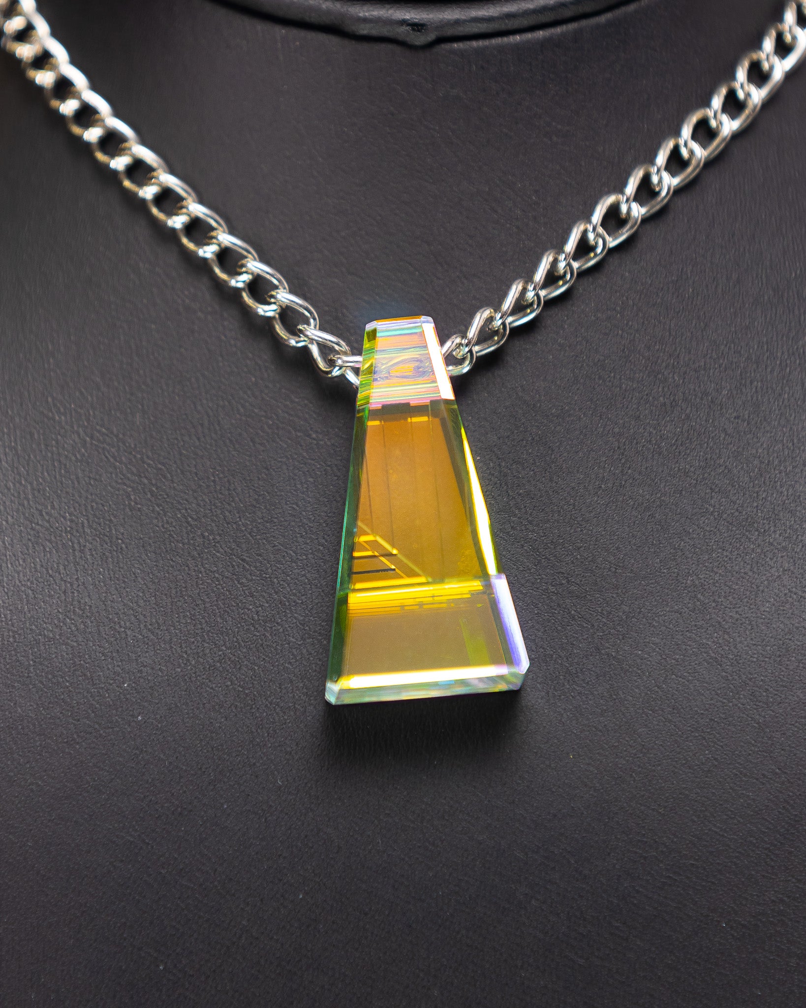 Boro Barto - Pendant - Gold Dichroic Tile