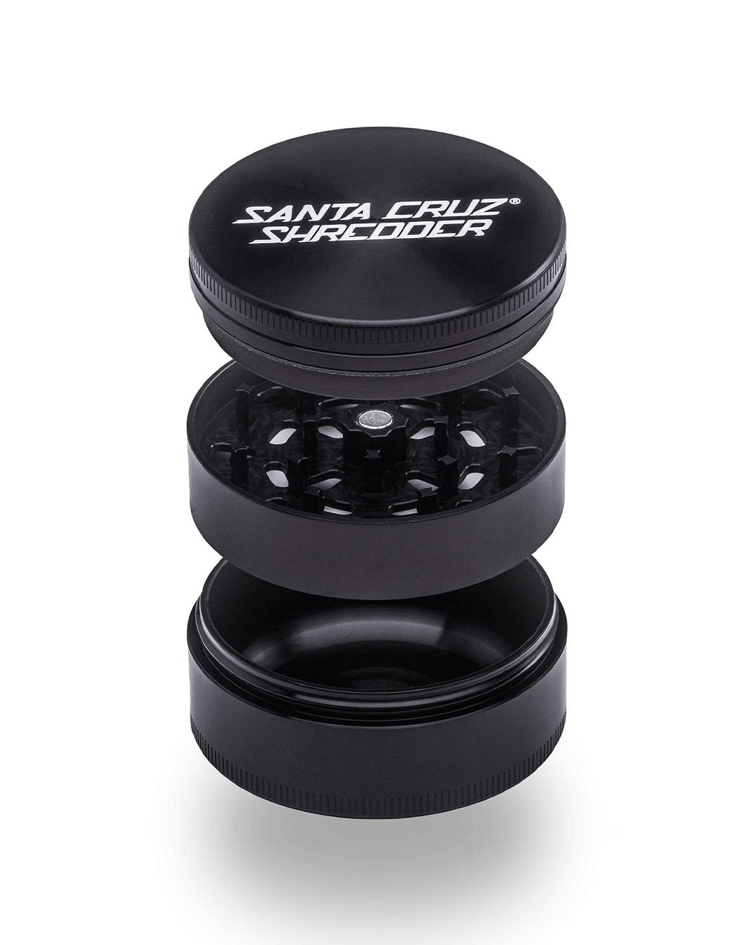 Santa Cruz Shredder - Aluminum 3 Piece Herb Grinders - Large
