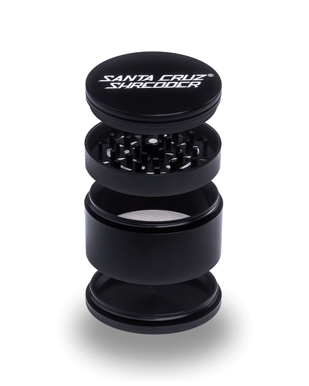 Santa Cruz Shredder - Aluminum 4 Piece Herb Grinders - Jumbo