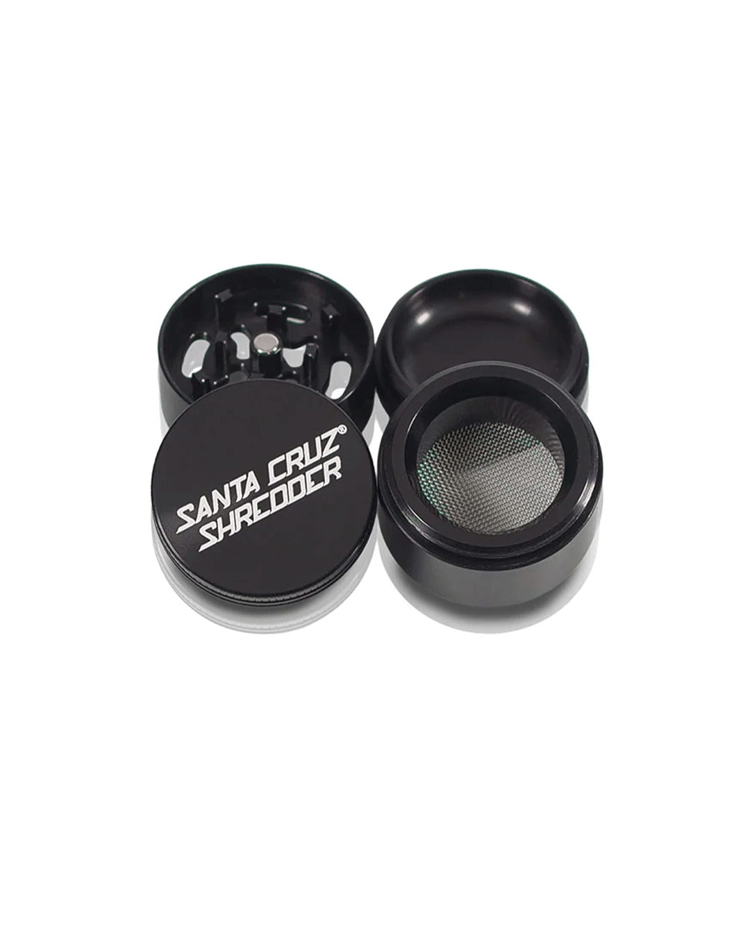 Santa Cruz Shredder - Aluminum 4 Piece Herb Grinders - Jumbo