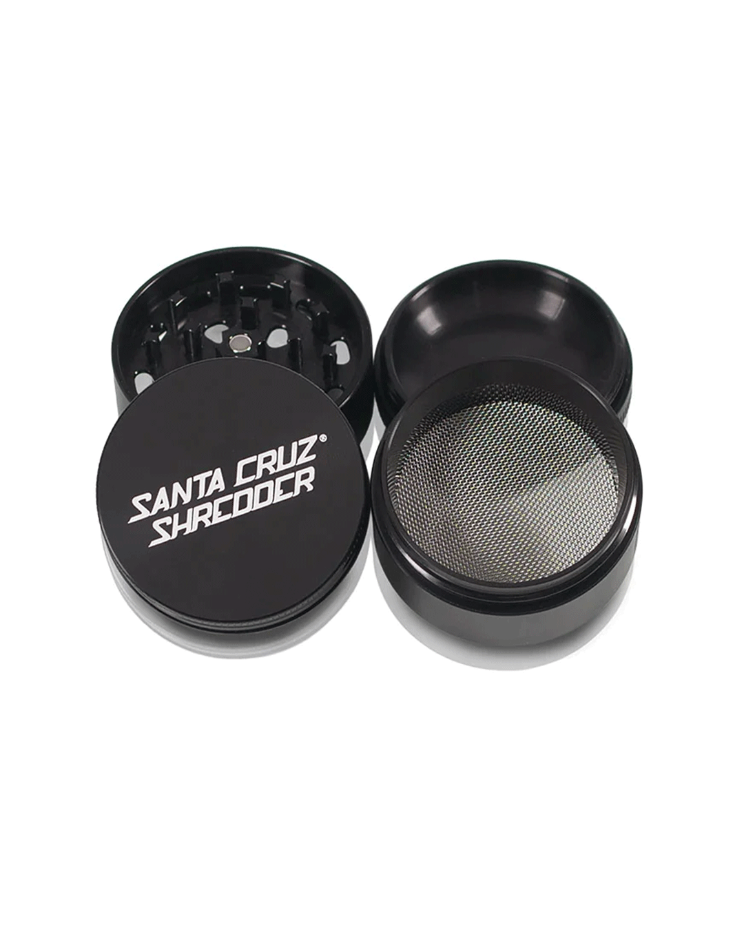 Santa Cruz Shredder - Aluminum 4 Piece Herb Grinders - Medium
