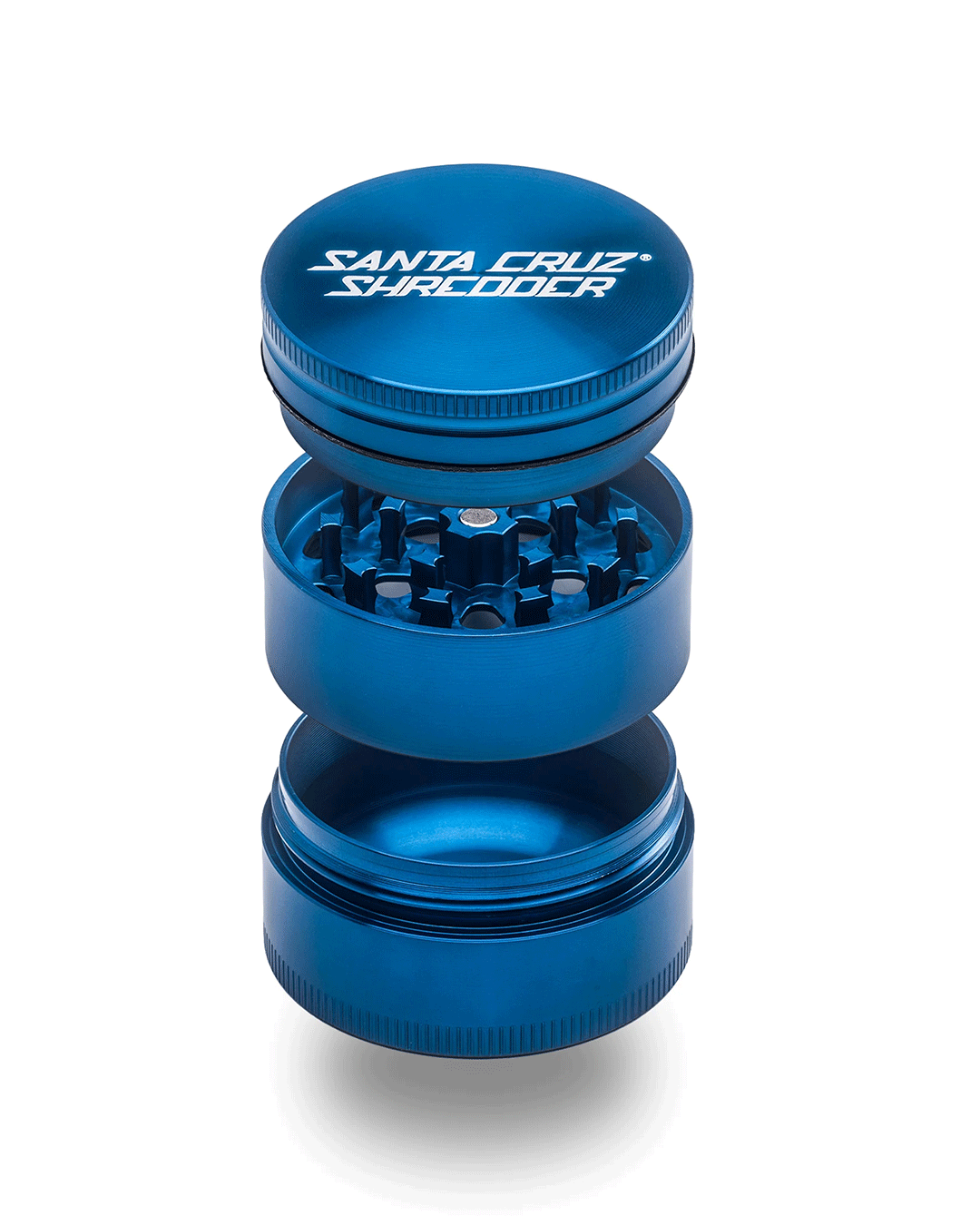 Santa Cruz Shredder - Aluminum 3 Piece Herb Grinders - Medium