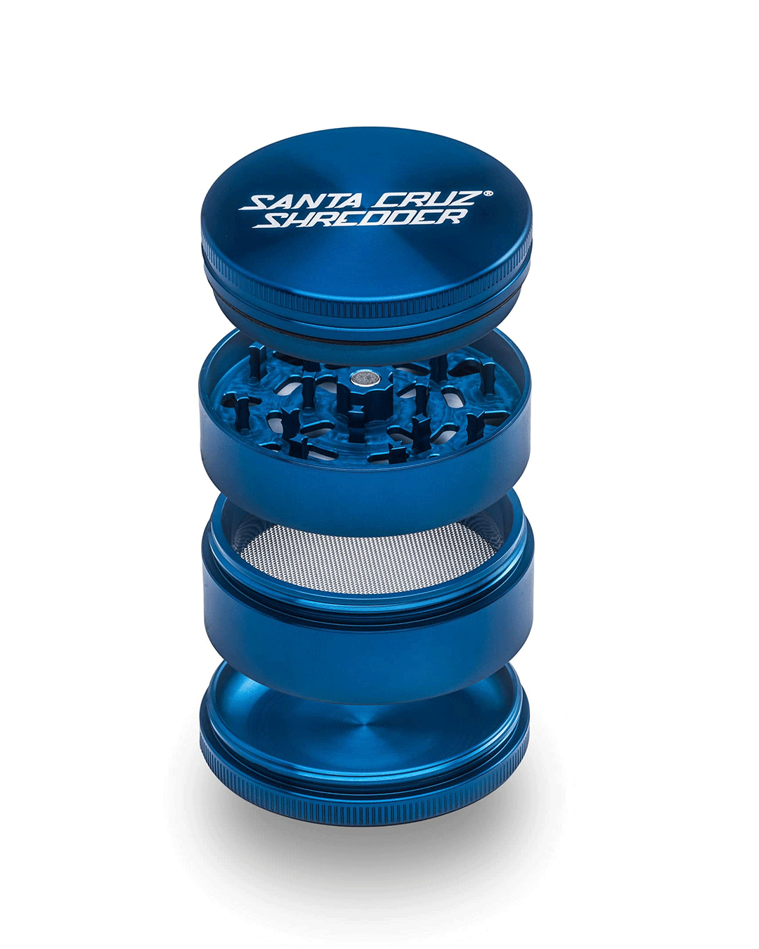 Santa Cruz Shredder - Aluminum 4 Piece Herb Grinders - Large