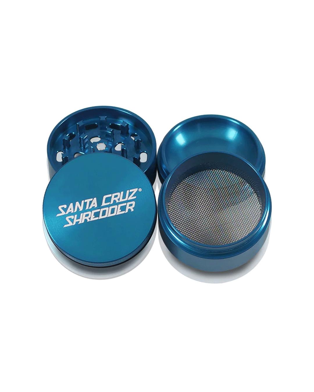 Santa Cruz Shredder - Aluminum 4 Piece Herb Grinders - Medium