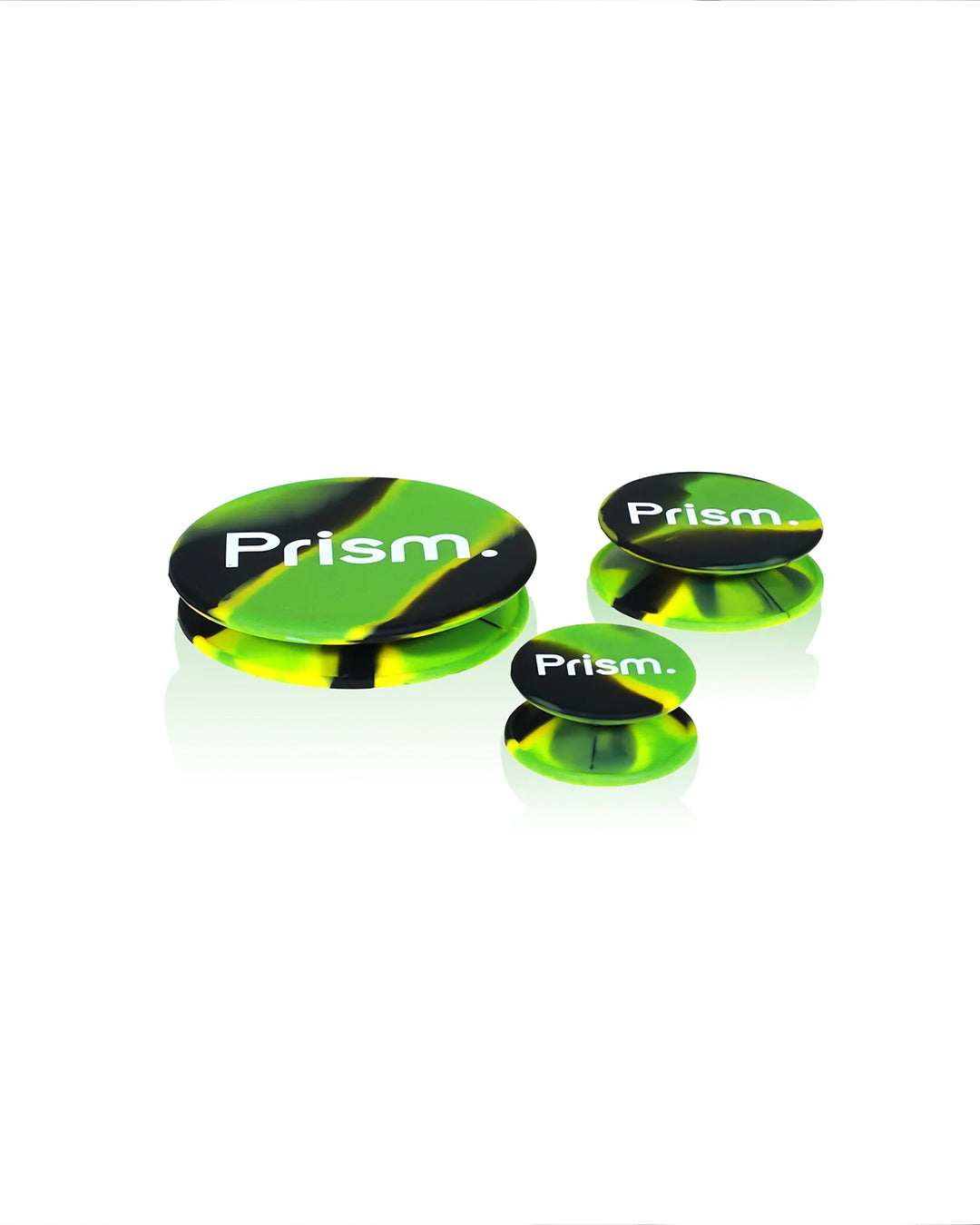 Prism Water Pipes - Silicone Cleaning Caps - Green & Black
