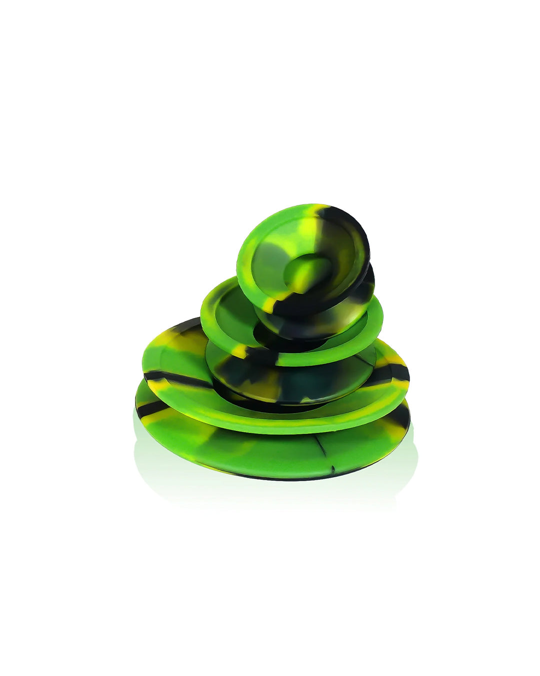 Prism Water Pipes - Silicone Cleaning Caps - Green & Black