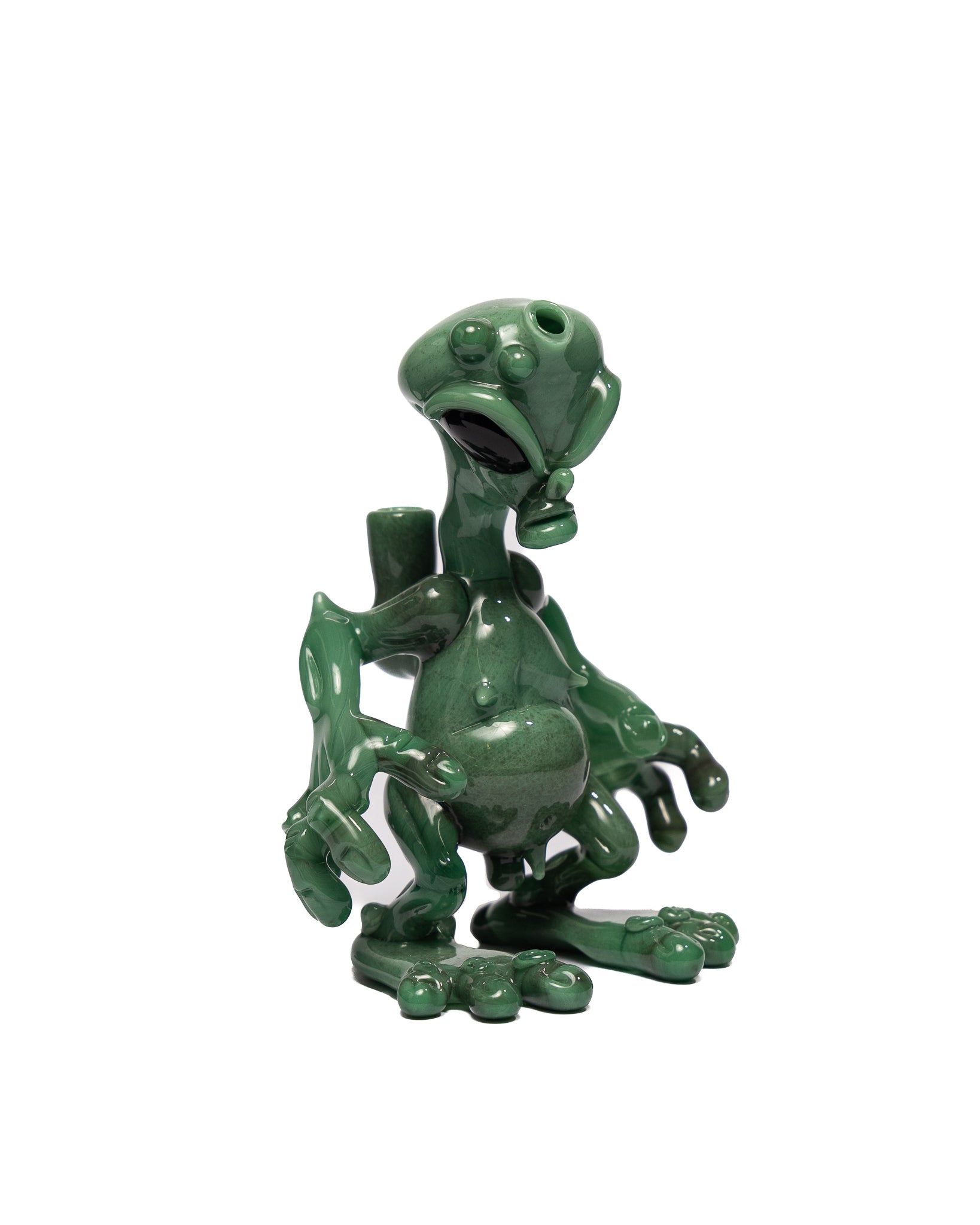 Al's Boro Creations - Standing Green Alien