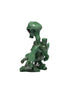 Al's Boro Creations - Standing Green Alien