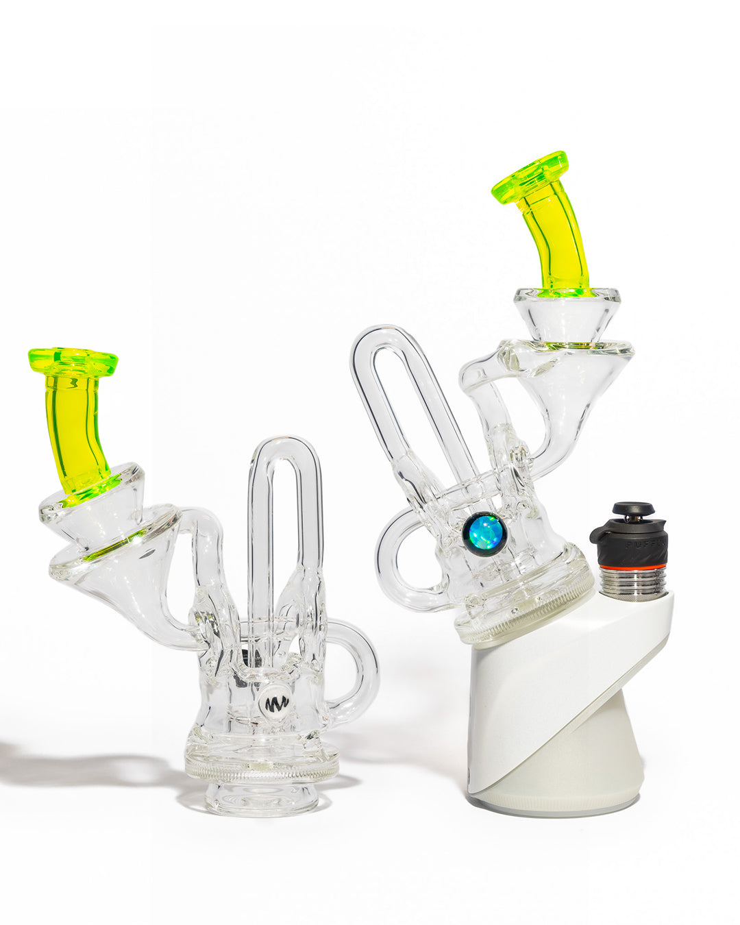 Mac White Glass - Puffco Infinity Recycler - Ion (UV)