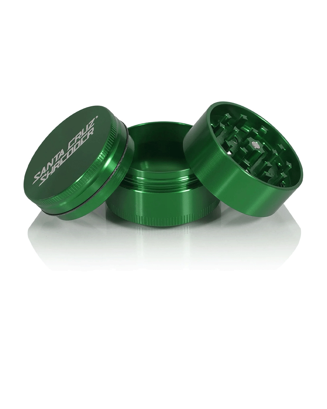 Santa Cruz Shredder - Aluminum 3 Piece Herb Grinders - Medium