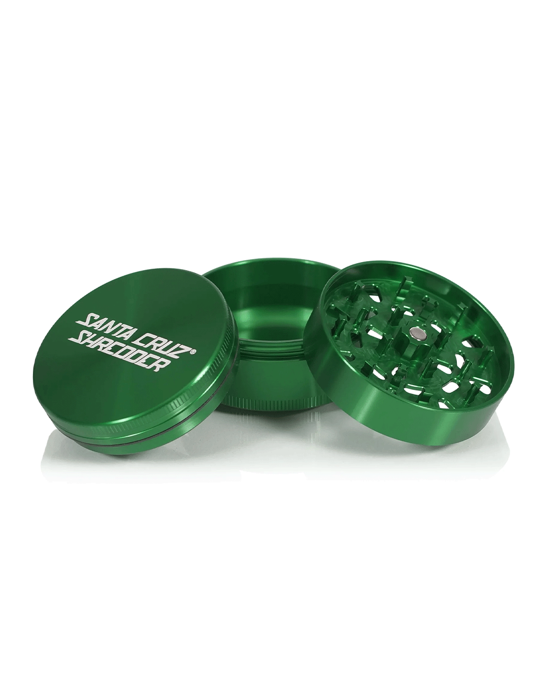 Santa Cruz Shredder - Aluminum 3 Piece Herb Grinders - Large