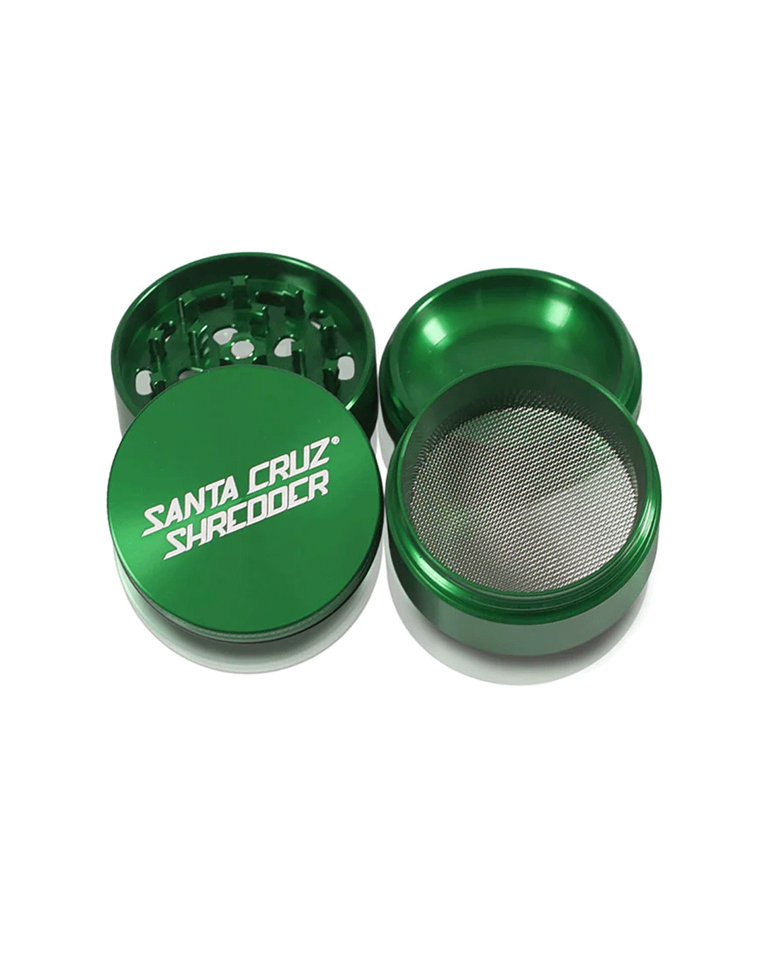 Santa Cruz Shredder - Aluminum 4 Piece Herb Grinders - Medium