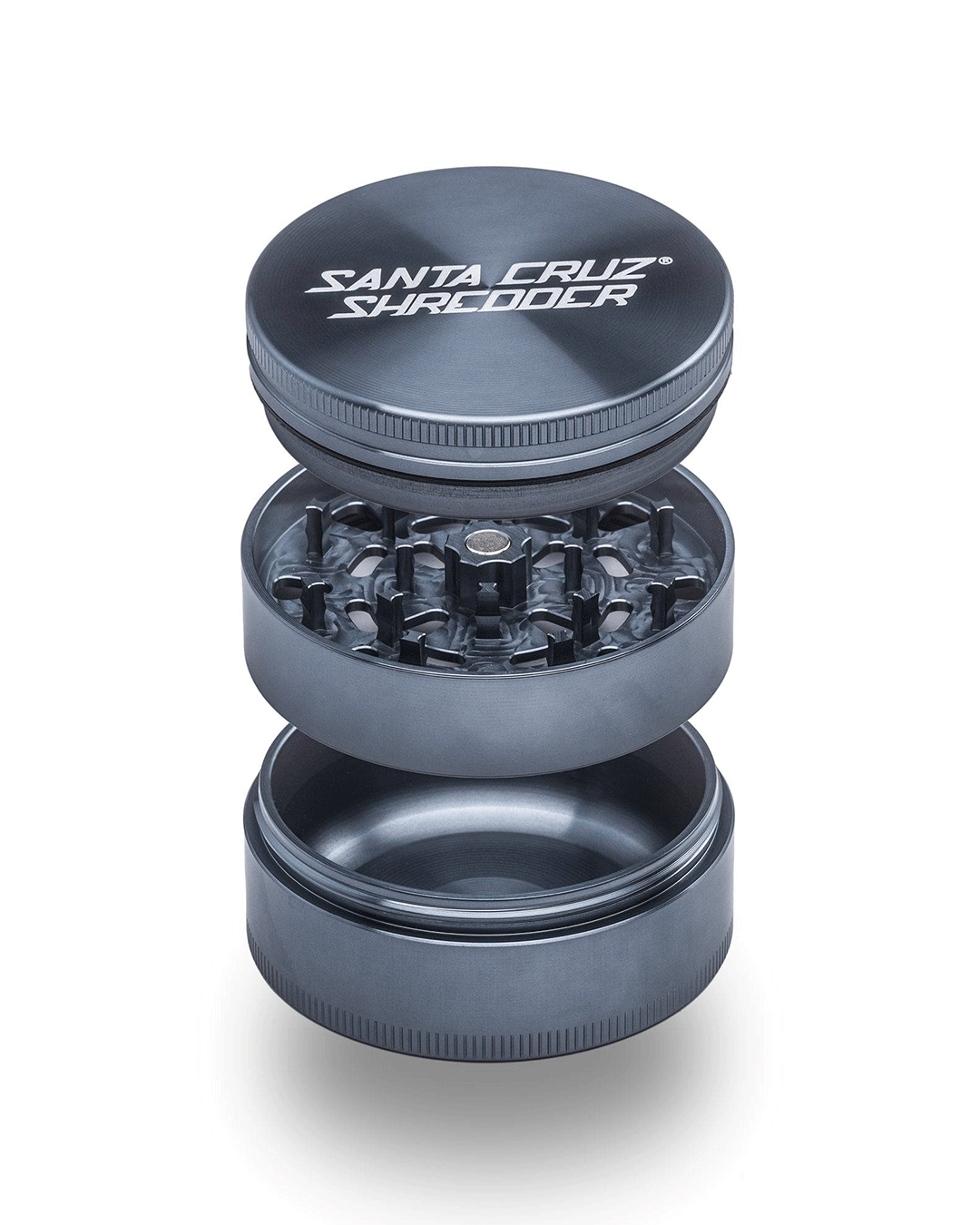 Santa Cruz Shredder - Aluminum 3 Piece Herb Grinders - Large