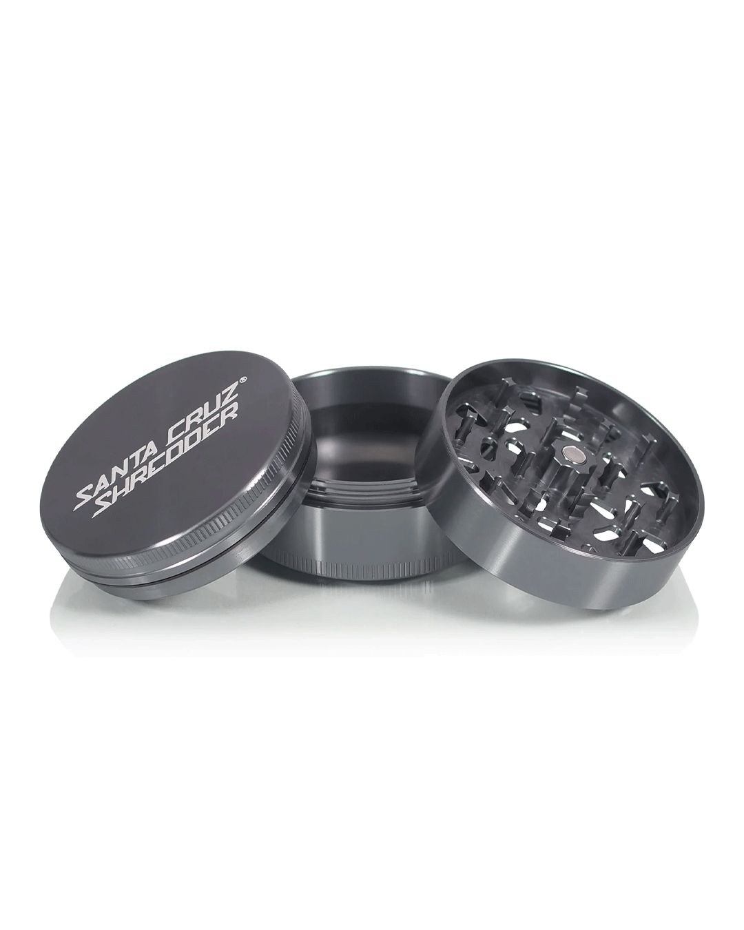 Santa Cruz Shredder - Aluminum 3 Piece Herb Grinders - Large