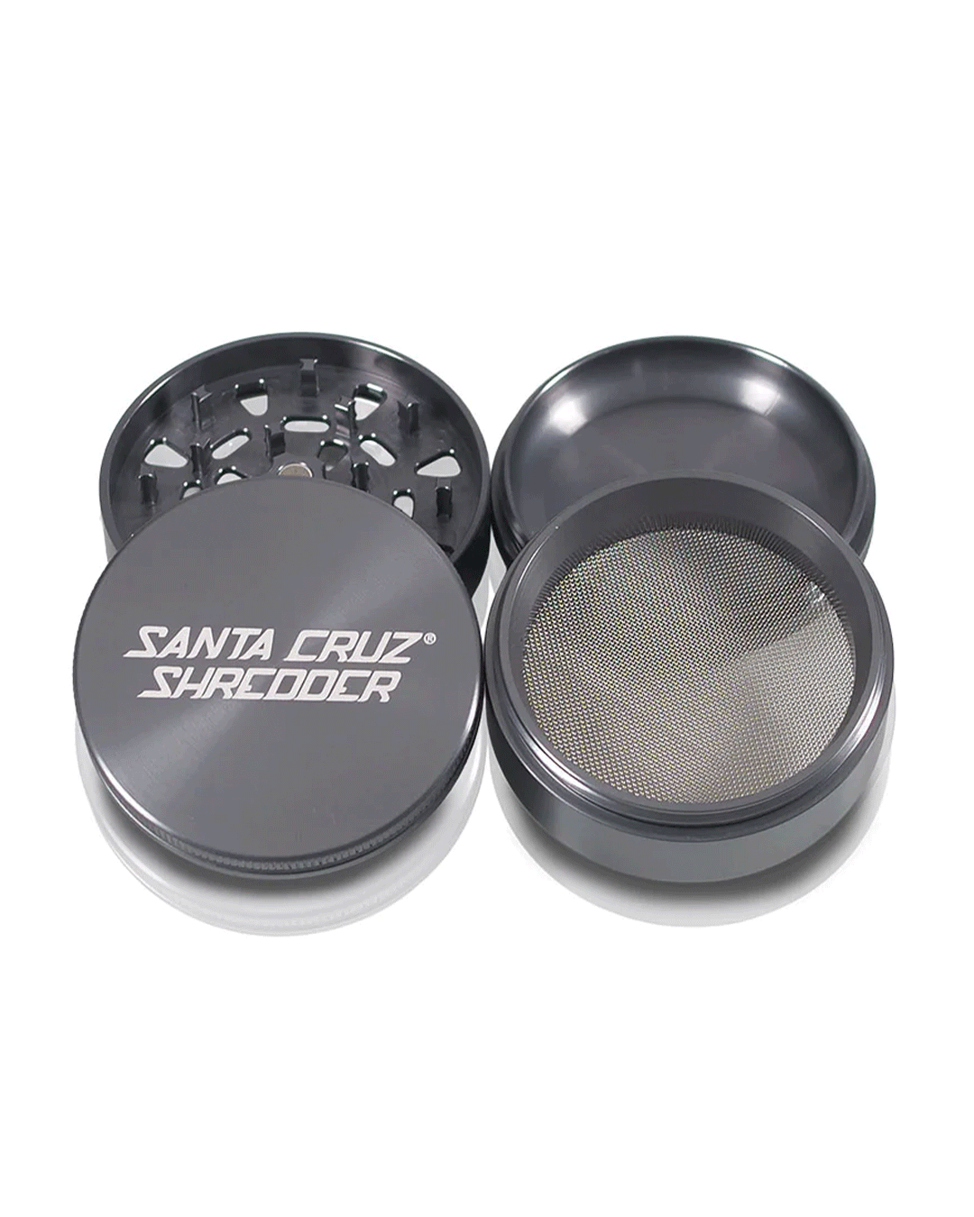 Santa Cruz Shredder - Aluminum 4 Piece Herb Grinders - Large
