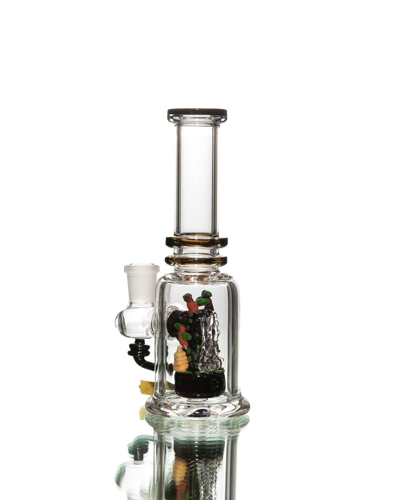 Empire Glassworks - Mini Straight Tube - "Zen Bonsai"