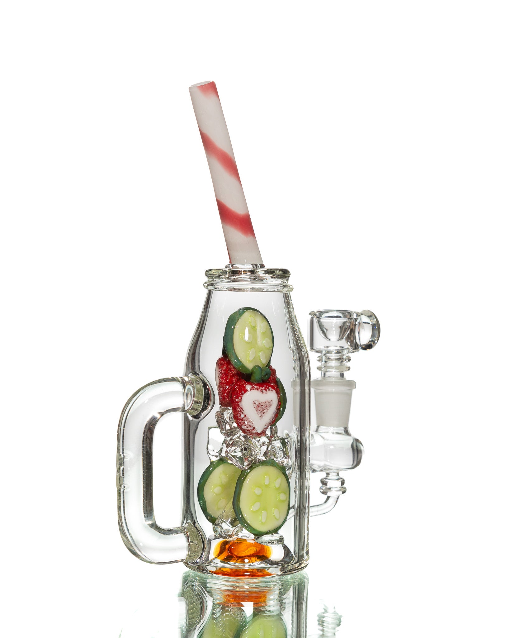 Empire Glassworks - Water Pipe - Icy Strawberry Cucumber Detox
