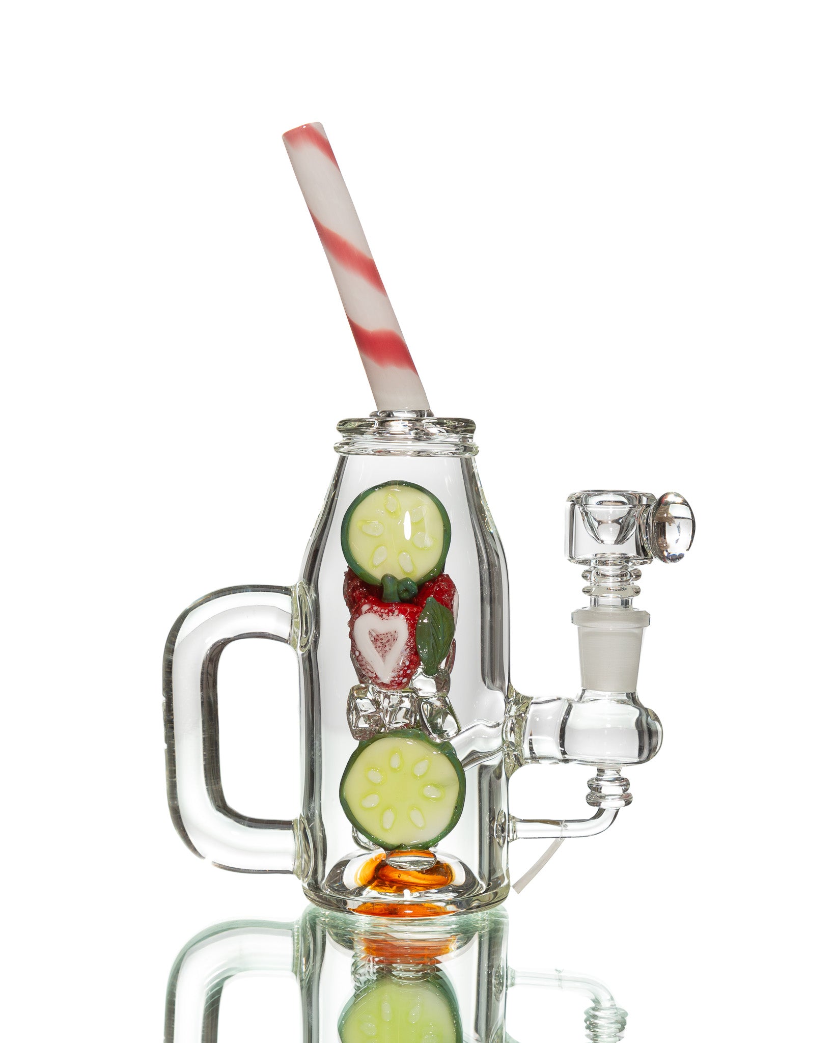 Empire Glassworks - Water Pipe - Icy Strawberry Cucumber Detox