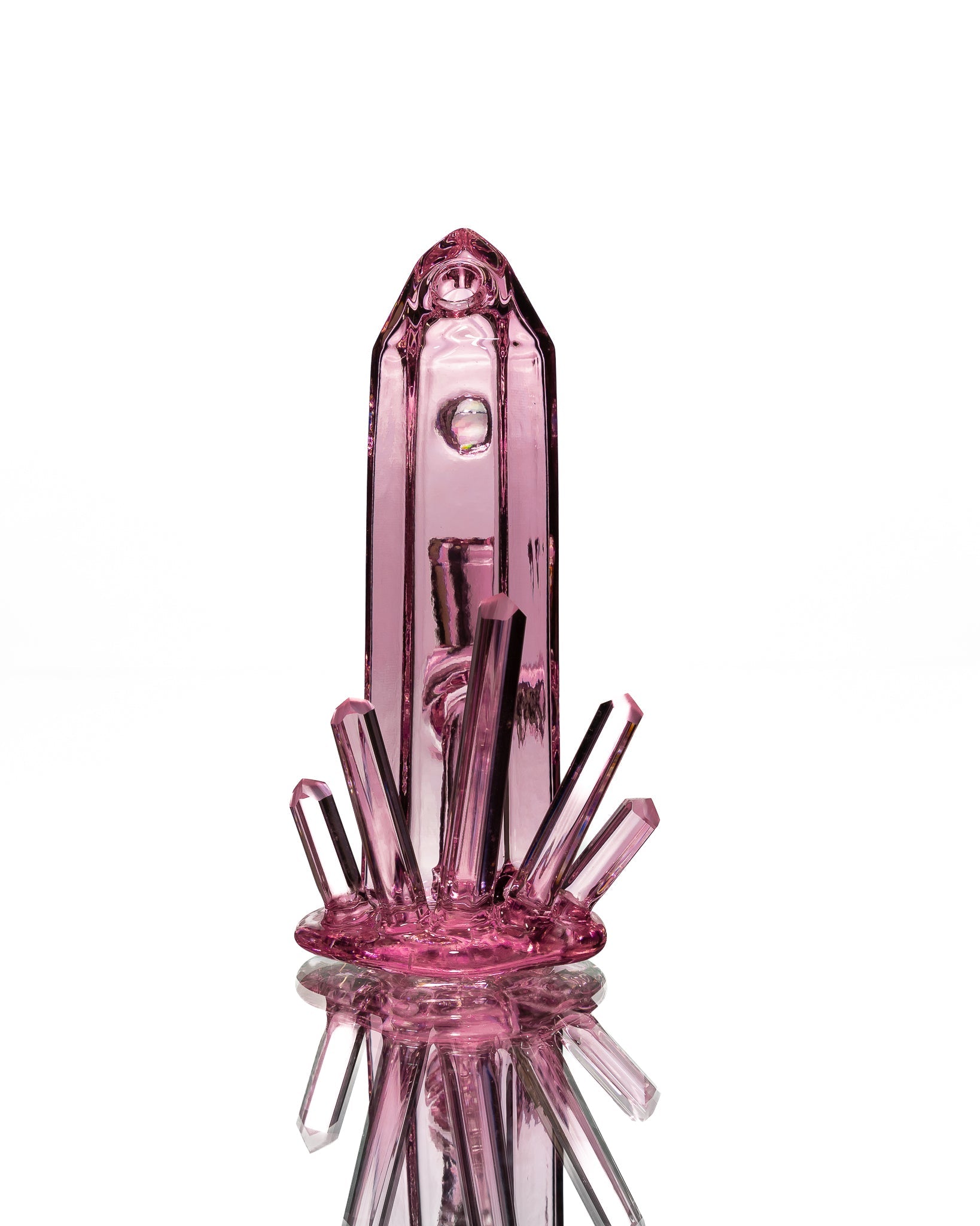 Digger Glass - Mini Crystal Jammer - Pink