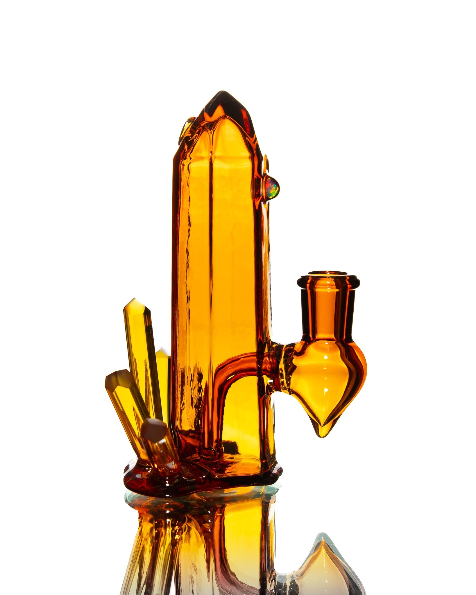 Digger Glass - Mini Crystal Jammer - Orange