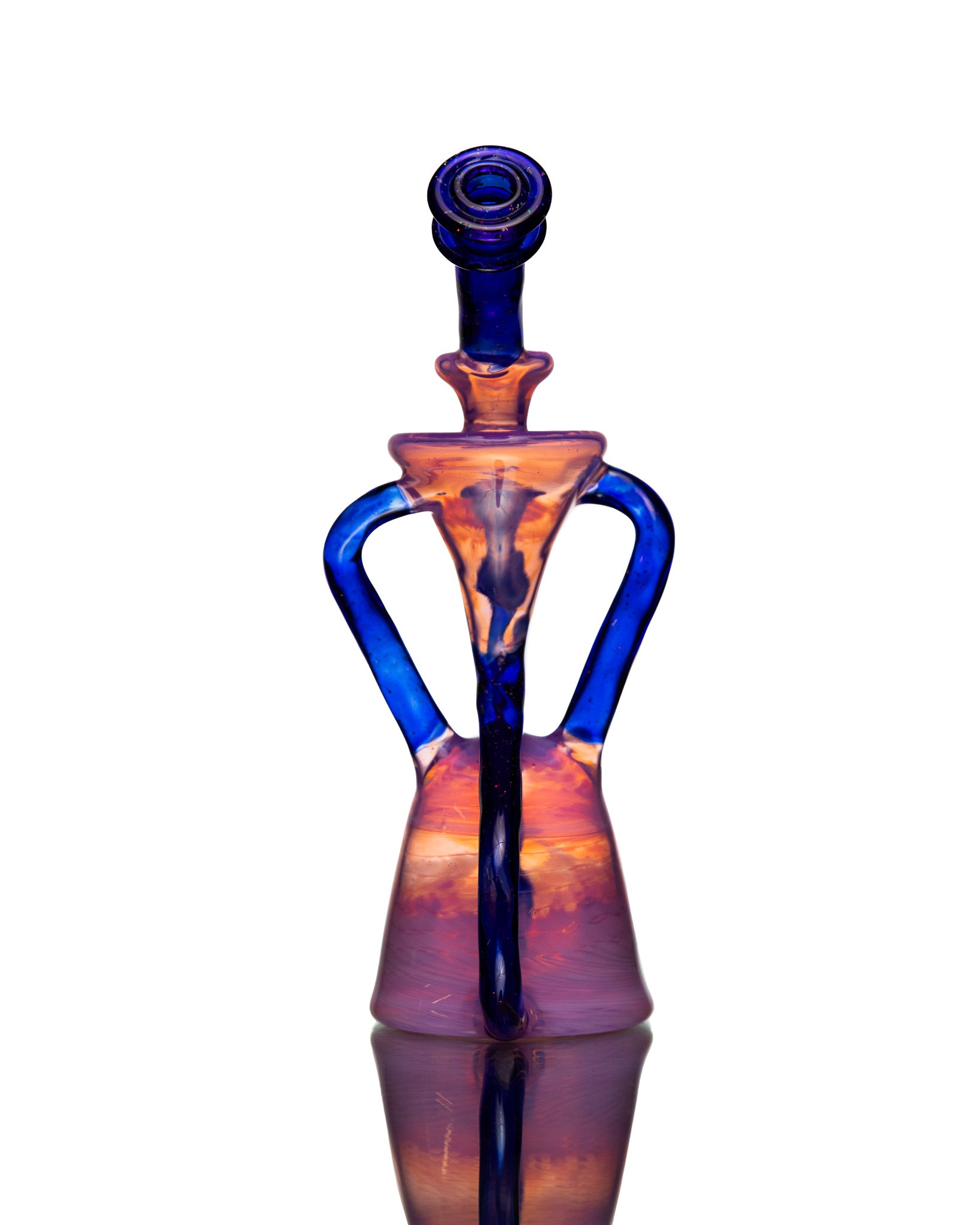 ManChild Glass - Duel Uptake - Rose Quartz & Cobalt (Crushed Opal)