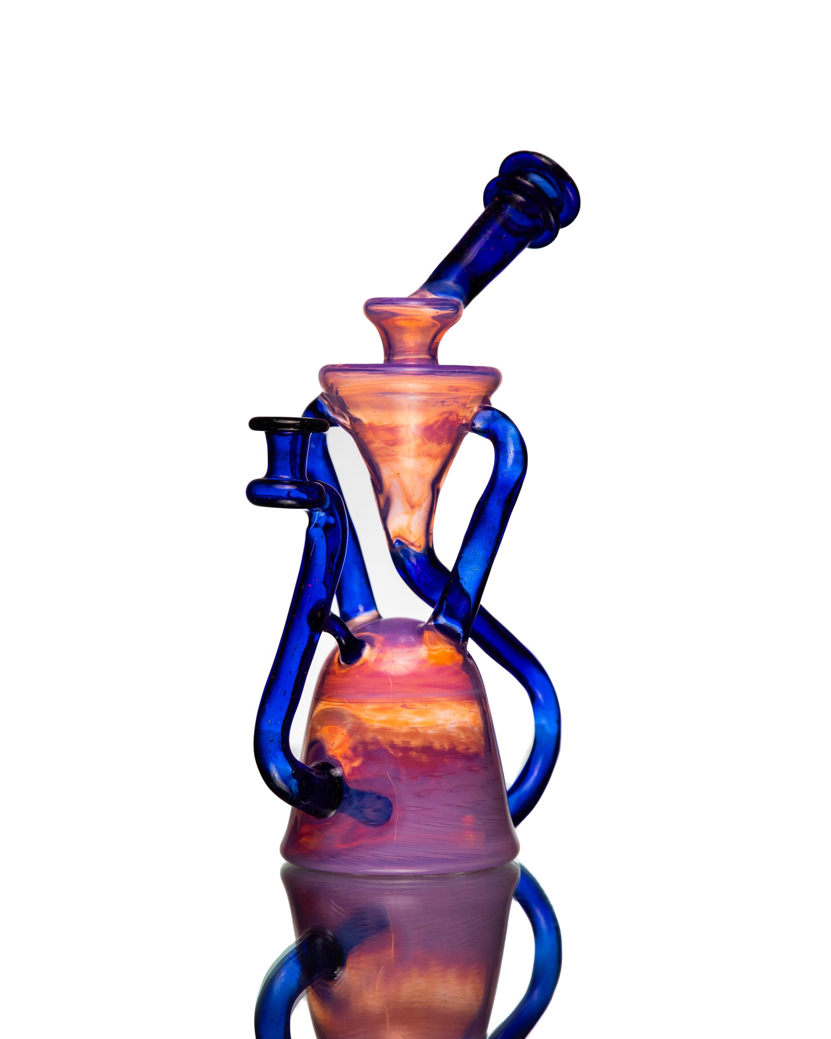 ManChild Glass - Rose Quartz & Cobalt Duel Uptake (Crushed Opal)