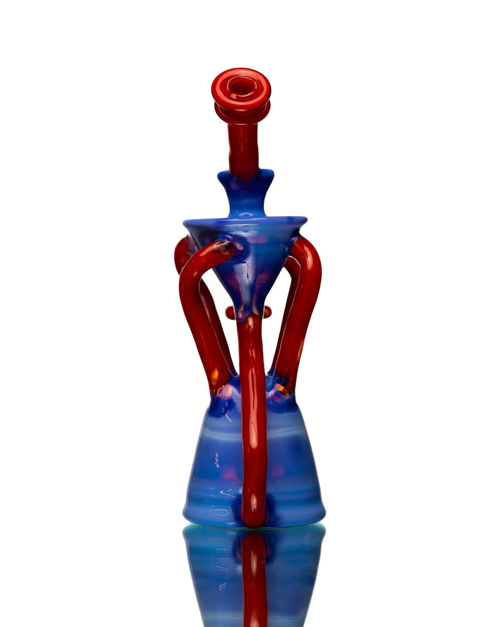 ManChild Glass -  Quad Uptake - Opal Skyline & "That Fuego"