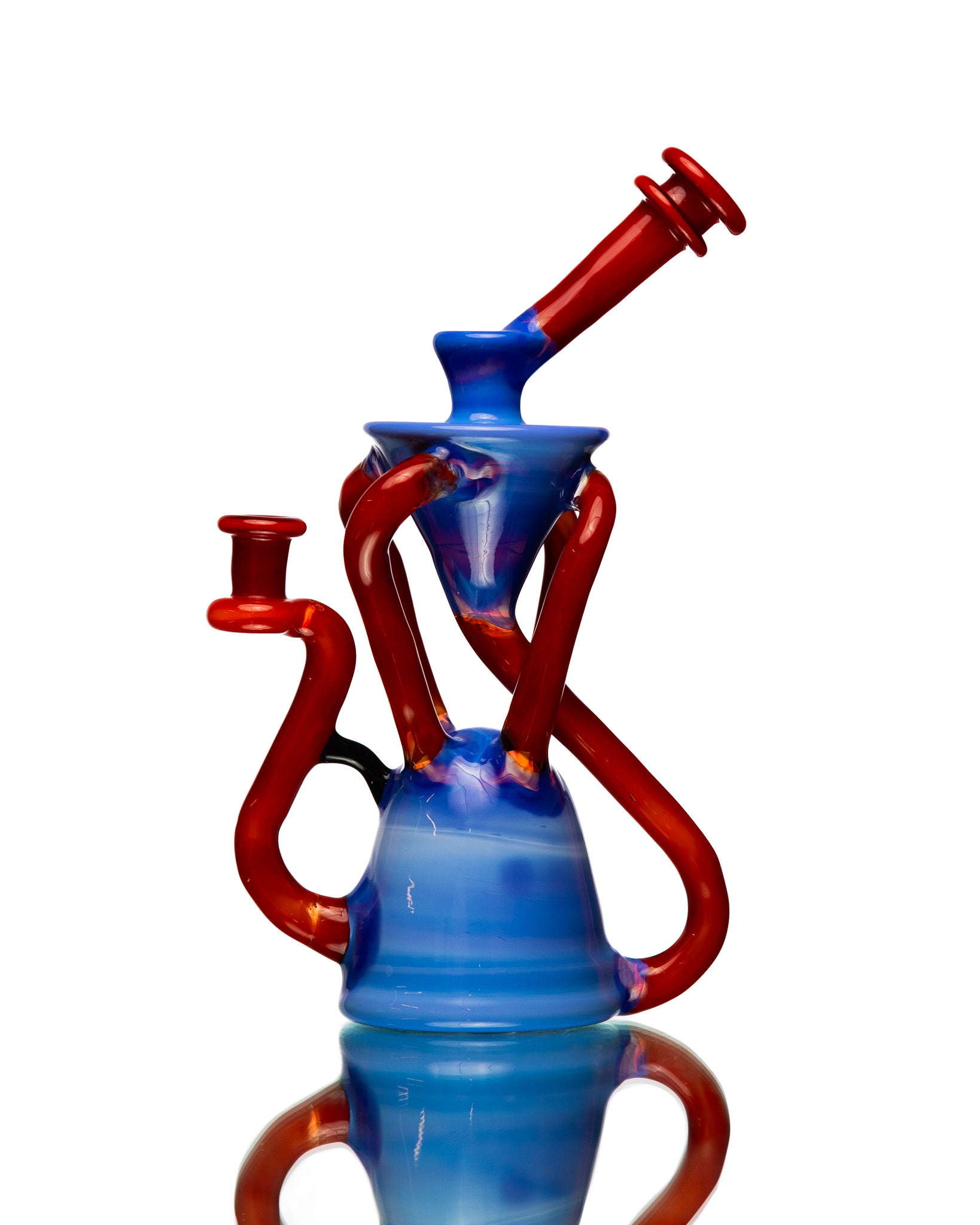 ManChild Glass -  Quad Uptake - Opal Skyline & "That Fuego"