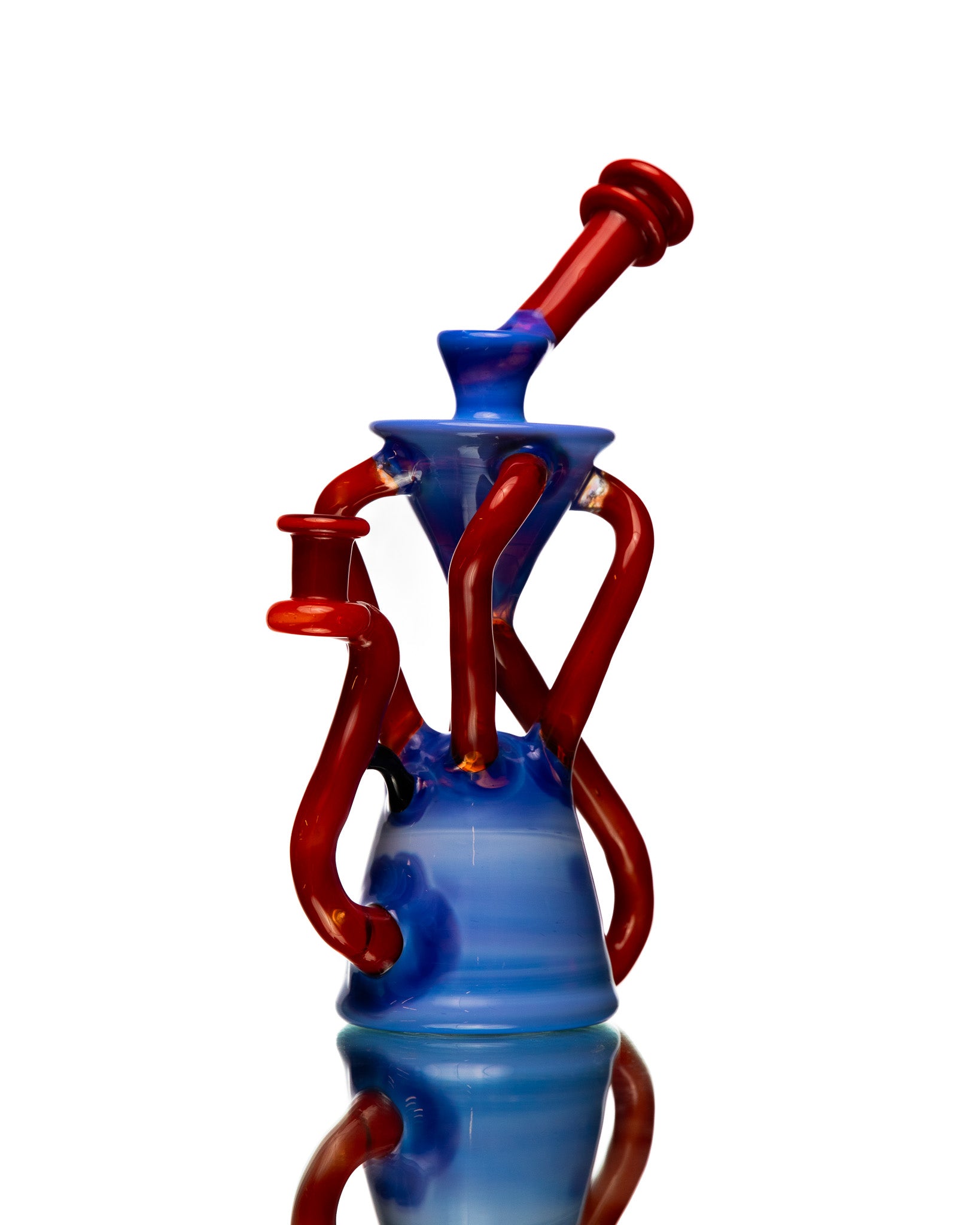 ManChild Glass -  Quad Uptake - Opal Skyline & "That Fuego"