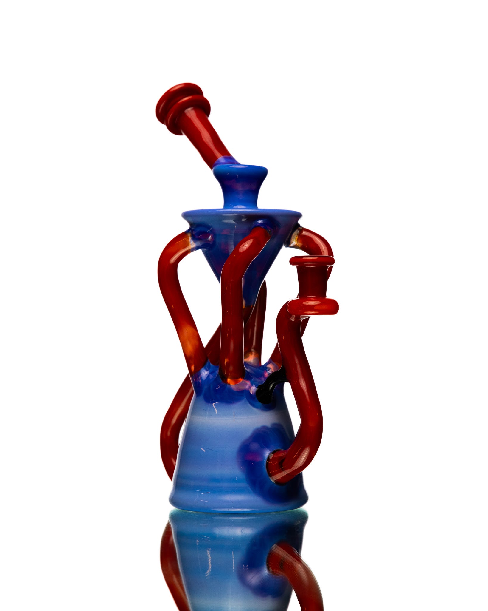 ManChild Glass -  Quad Uptake - Opal Skyline & "That Fuego"