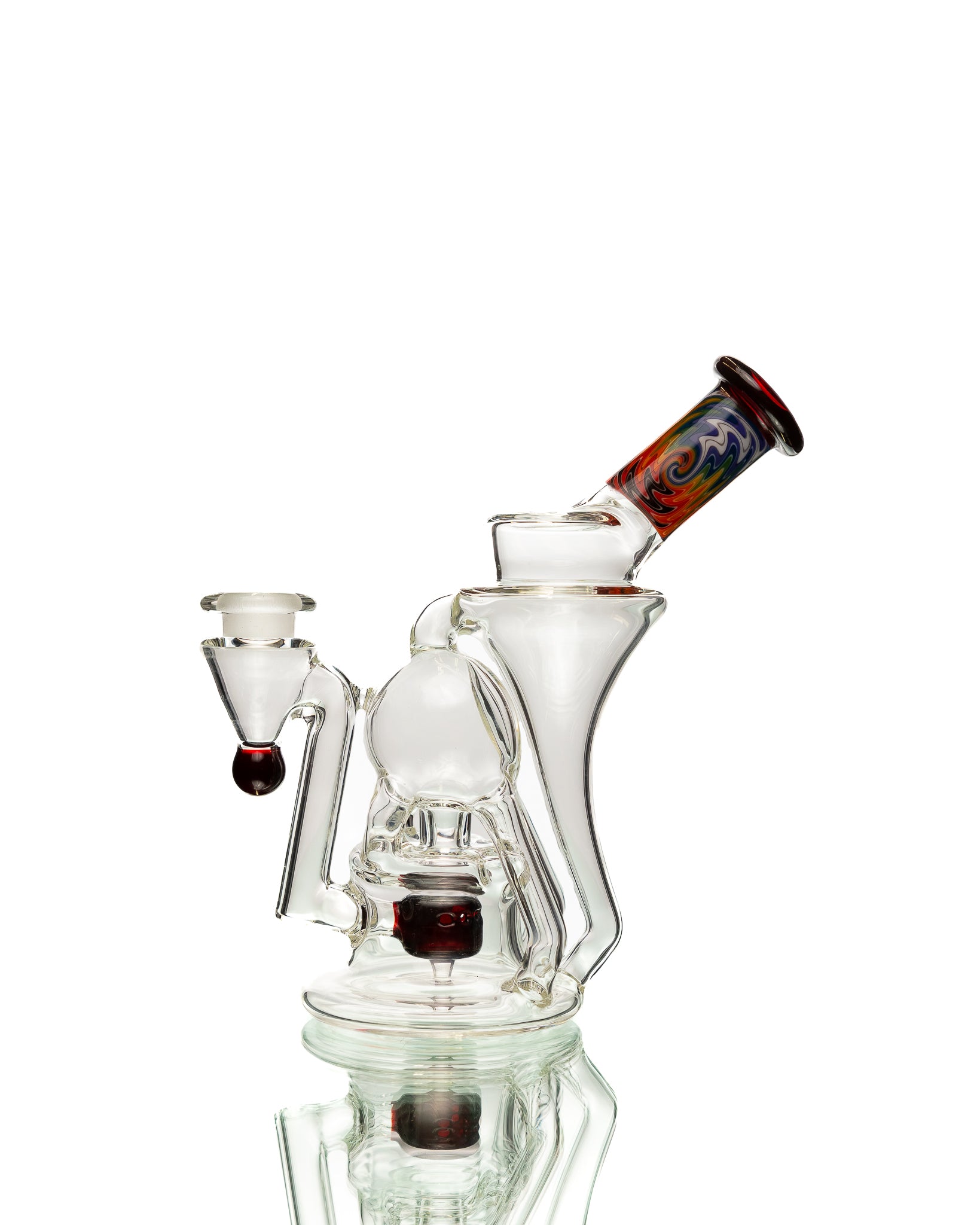 Aaron B - Clear/Red Recycler