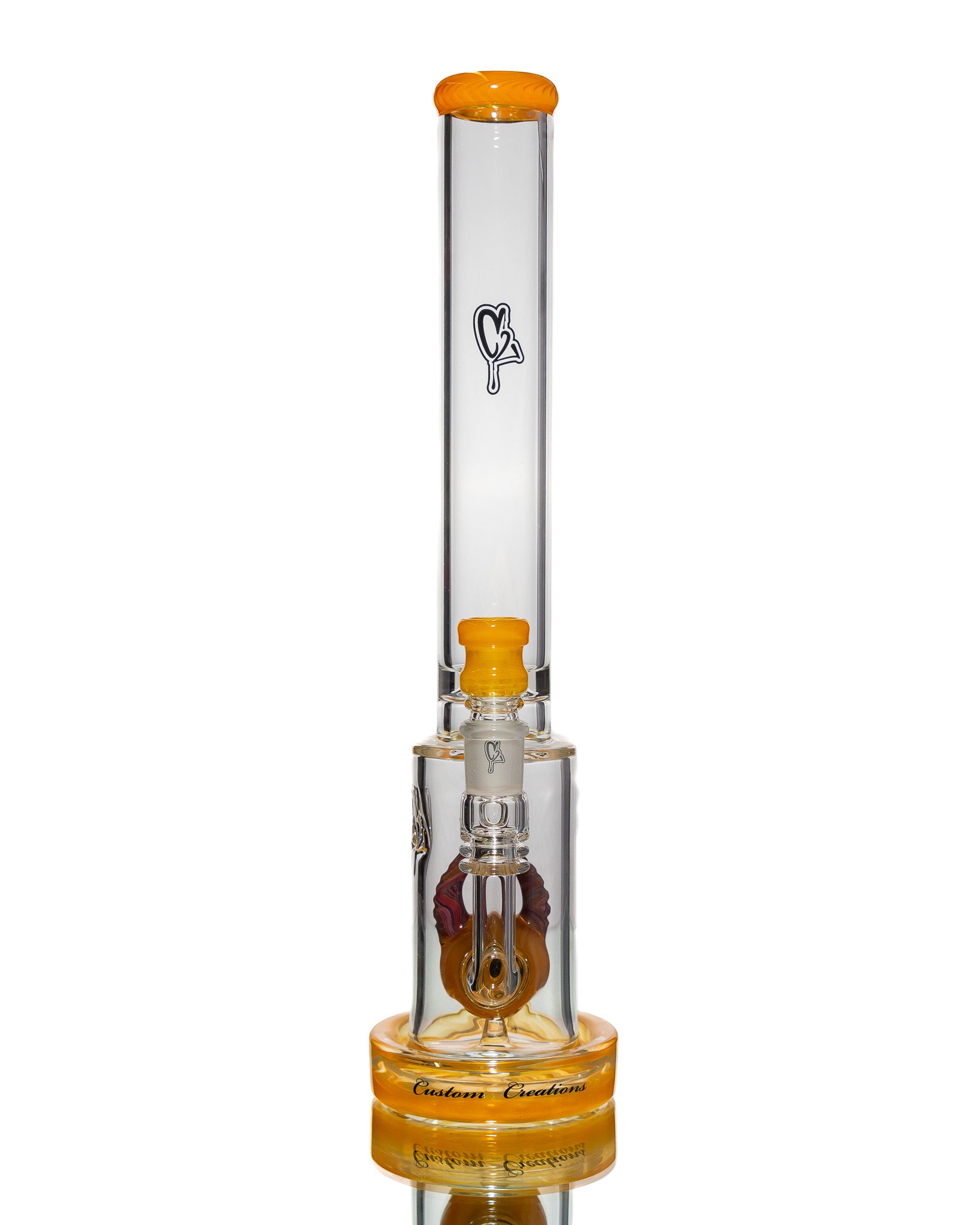 C2 Custom Creations - Straight Tube - Yellow Devil