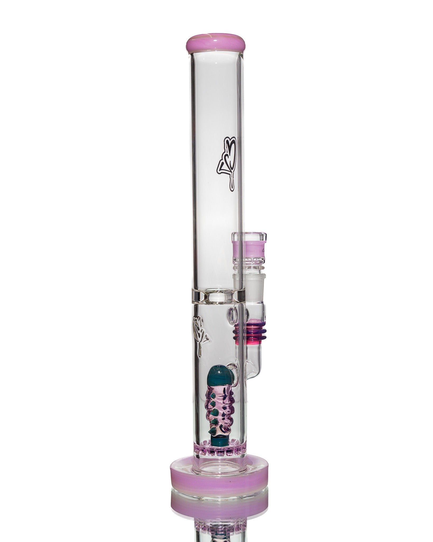 C2 Custom Creations - Straight Tube - Pink Spikes