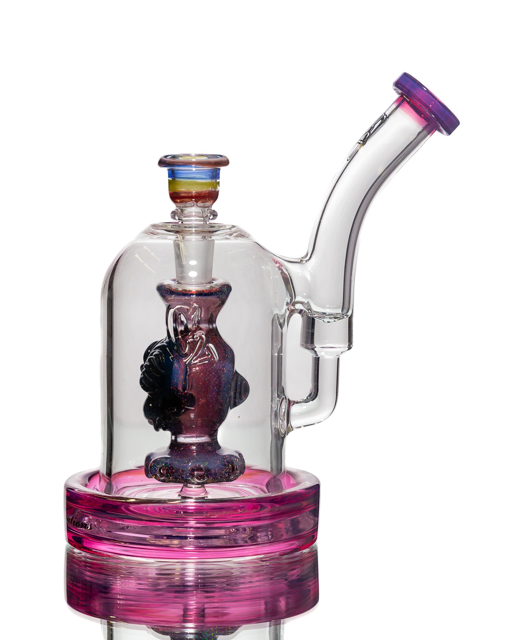 C2 Custom Creations - Bubbler - Crushed Opal Face
