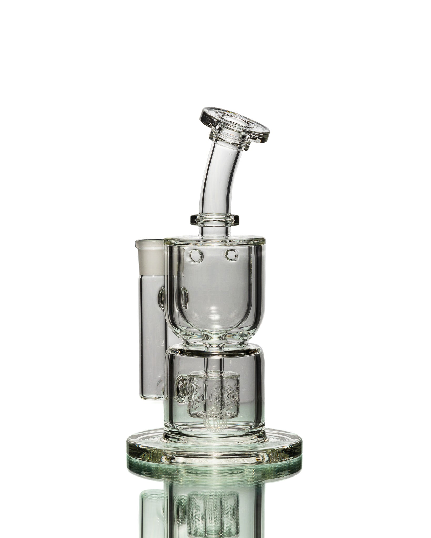 FatBoy Glass - Clear Taurus Hourglass Bubbler