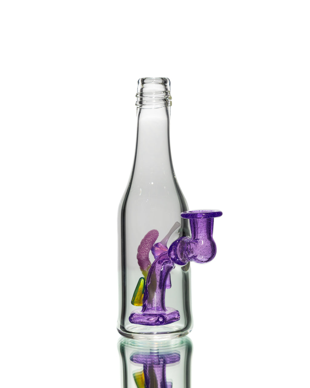 Emperial Glass - Lollipop & Sour Worm Bottle Jammer - Purple