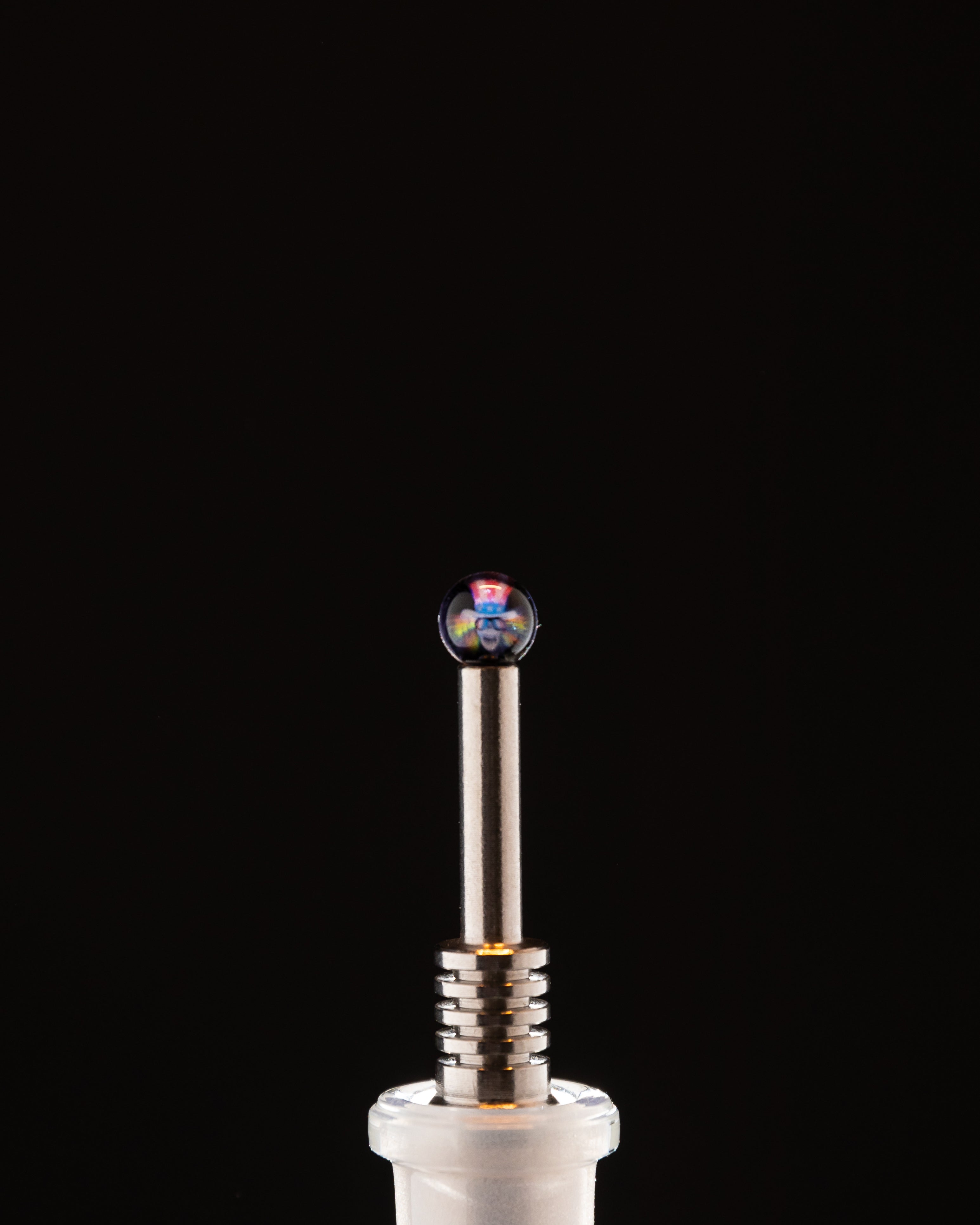 Steve Hulsebos Glass - Milli Terp Pearl 6mm (Grateful Dead Skull)