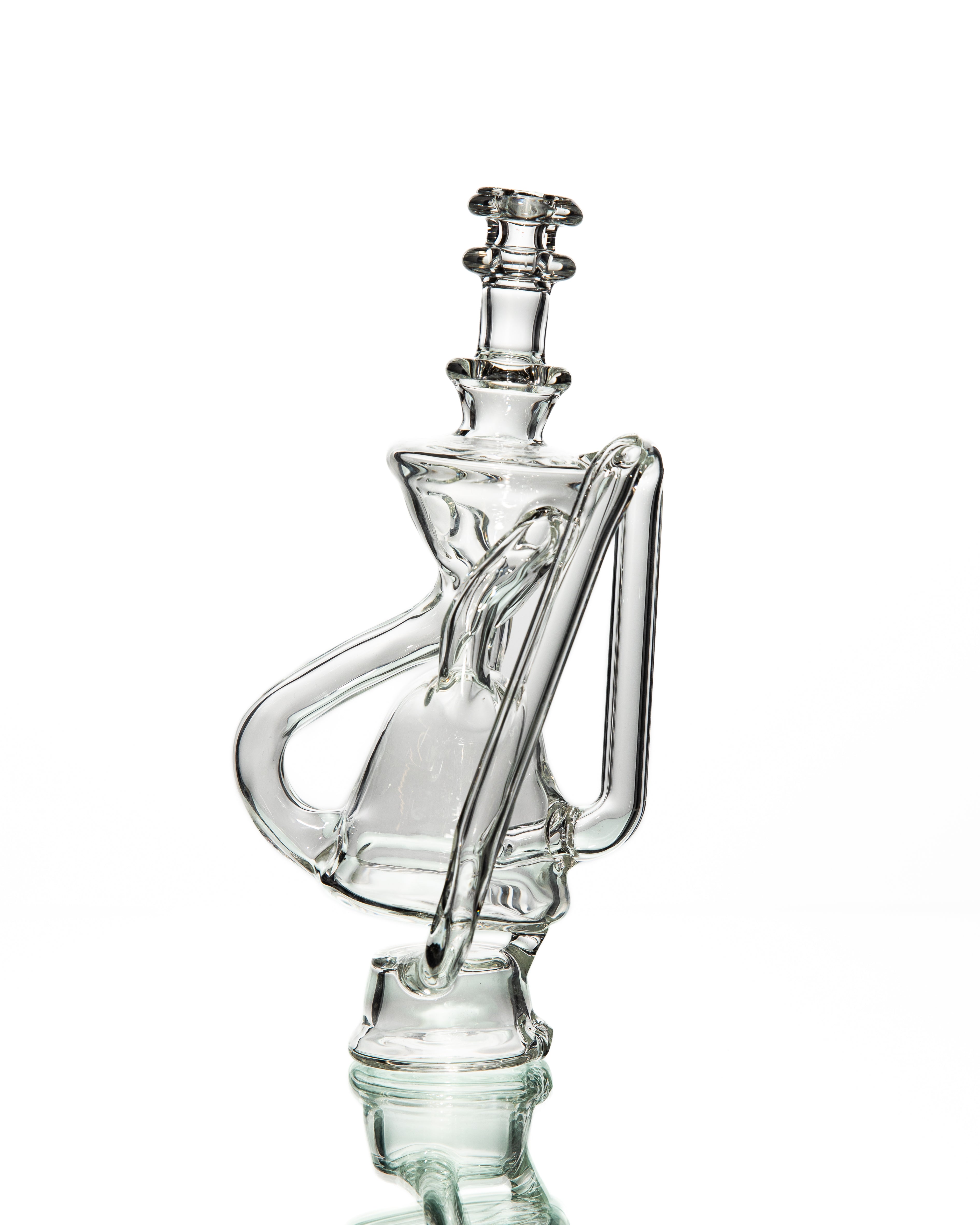 ManChild Glass - Puffco Duel Floater - Clear