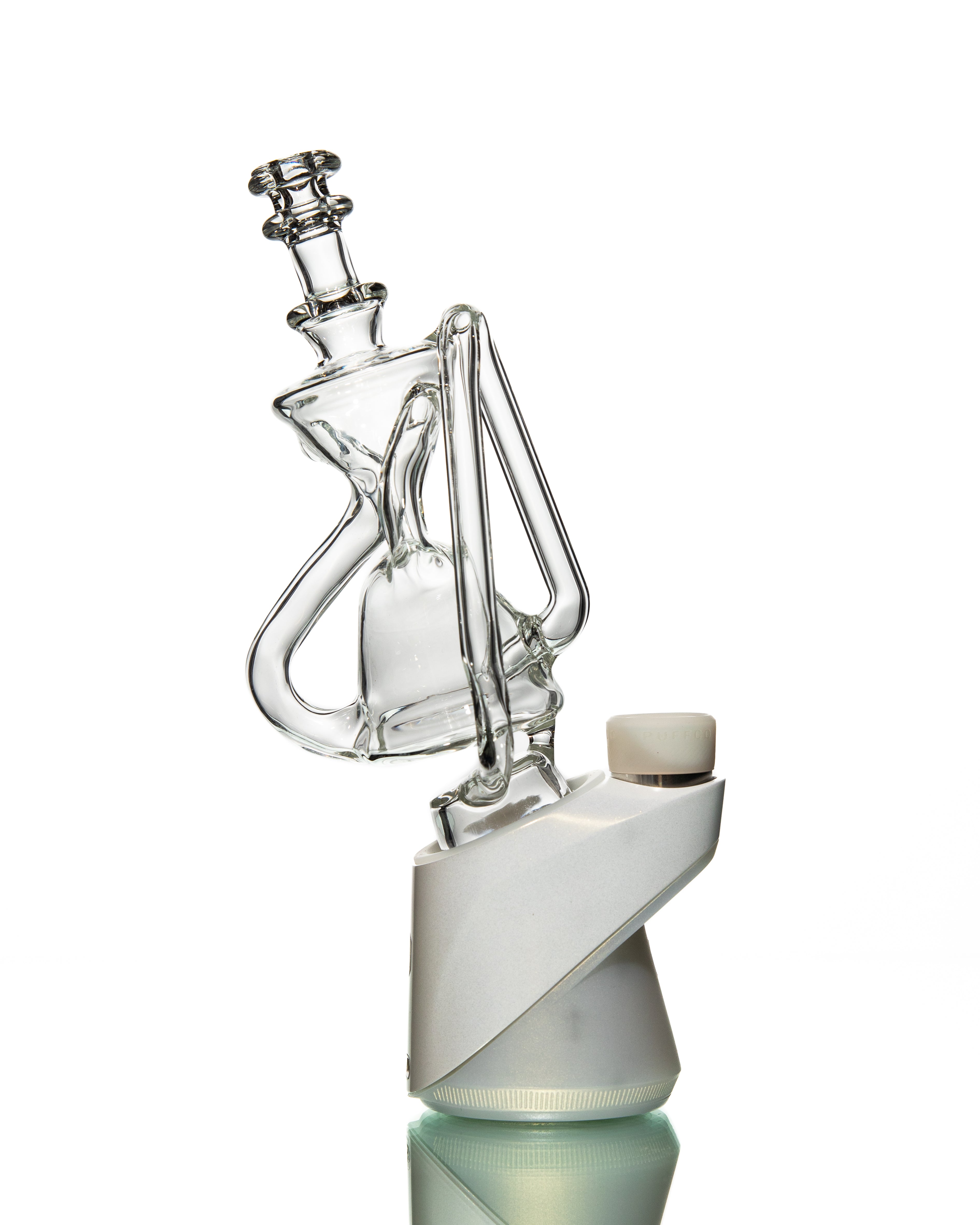 ManChild Glass - Puffco Duel Floater - Clear