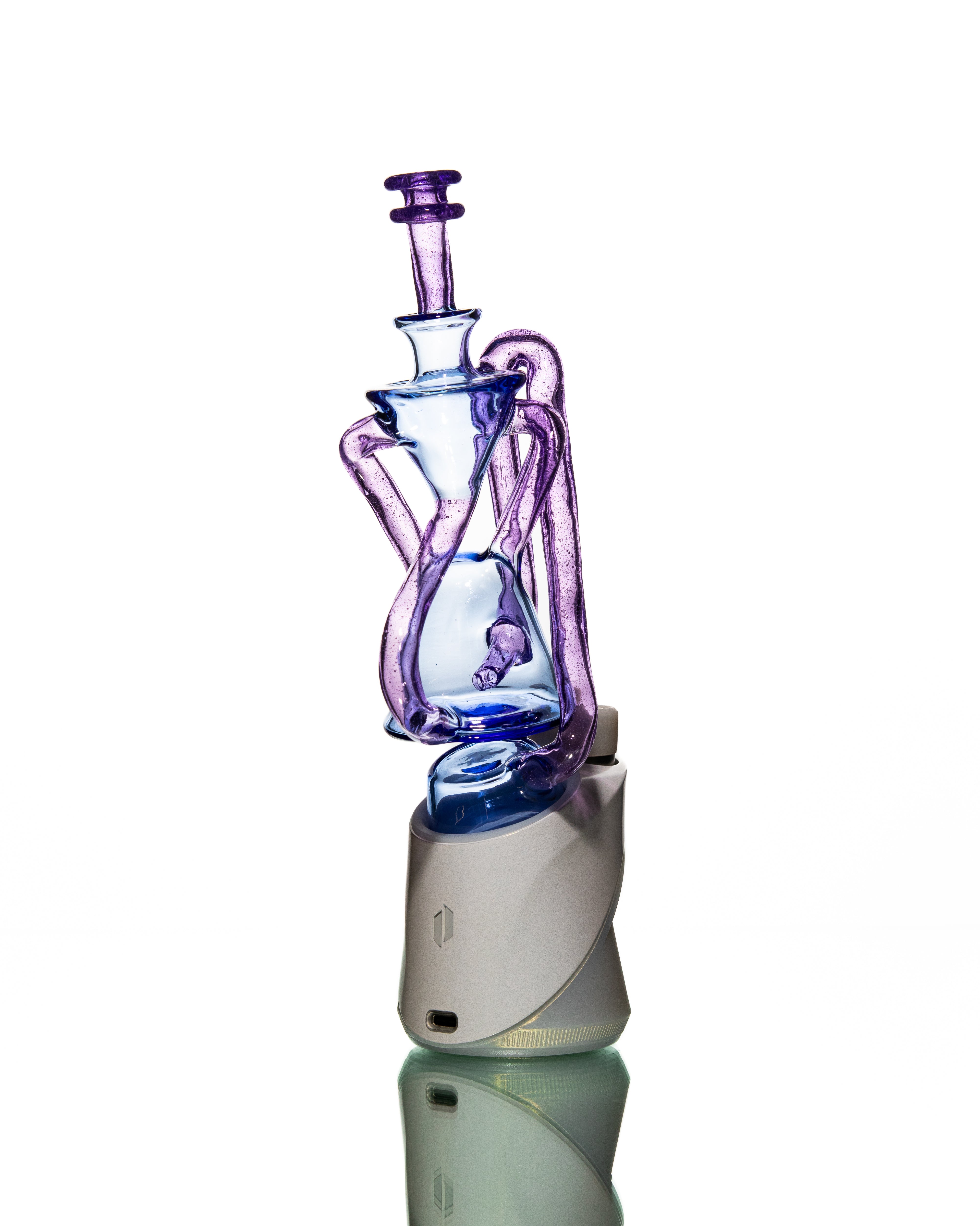 ManChild Glass - Blue Dream & Purple Lollipop Puffco Duel Floater