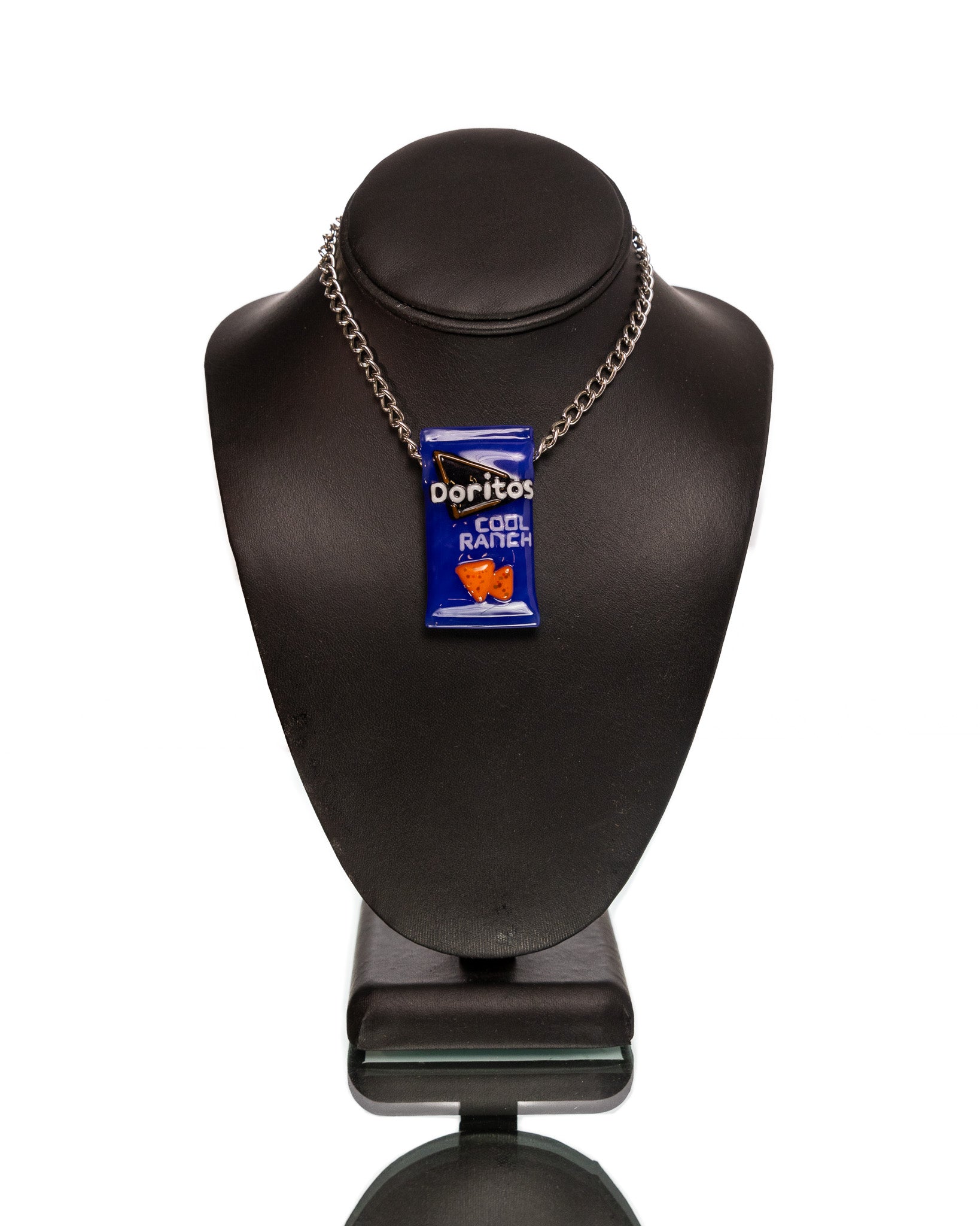 Heretic Glass - Bag Pendant - Blue Doritos